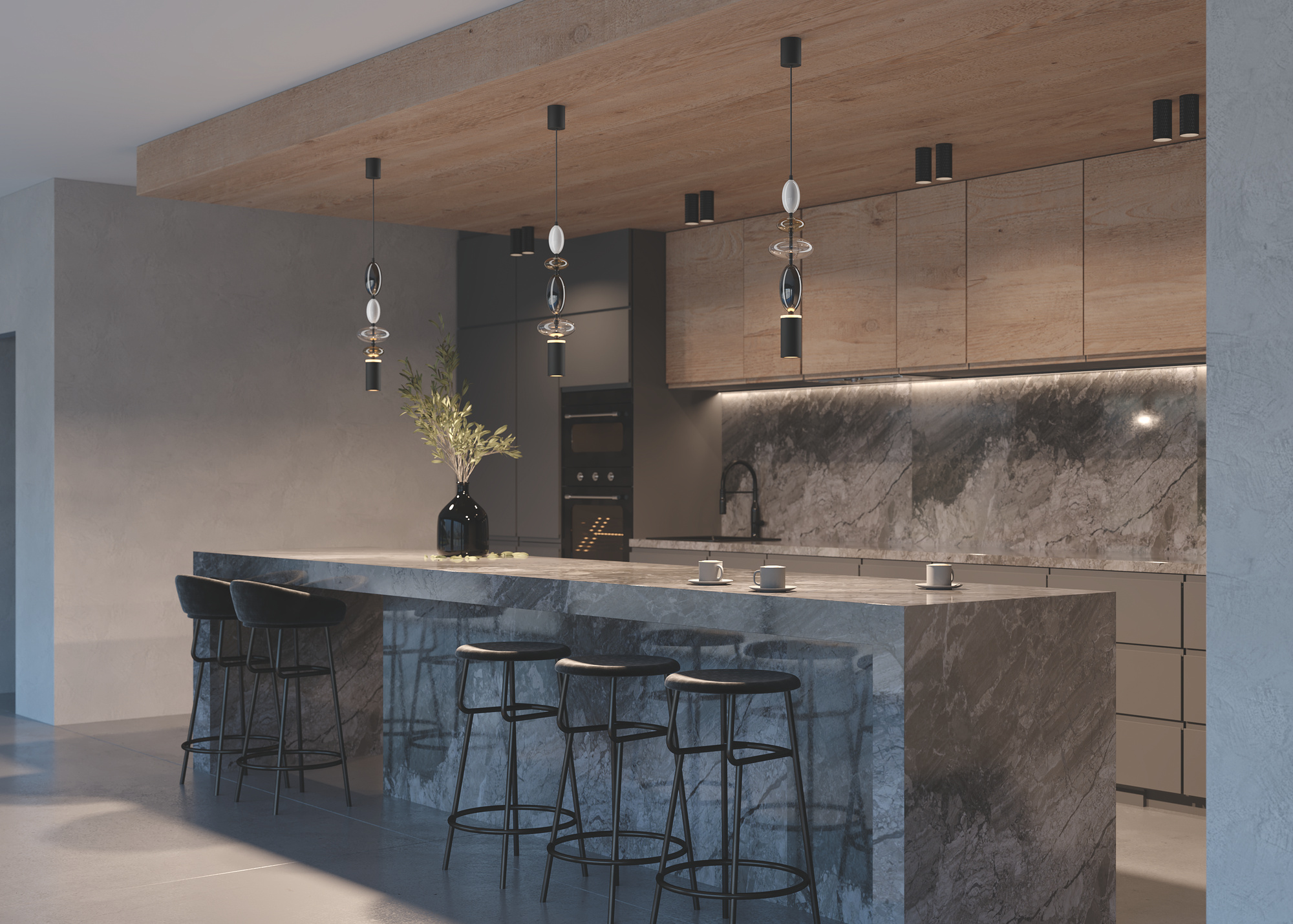 картинка Подвесной светильник Maytoni MOD071PL-L8B3K1 от магазина pro-decor.kz