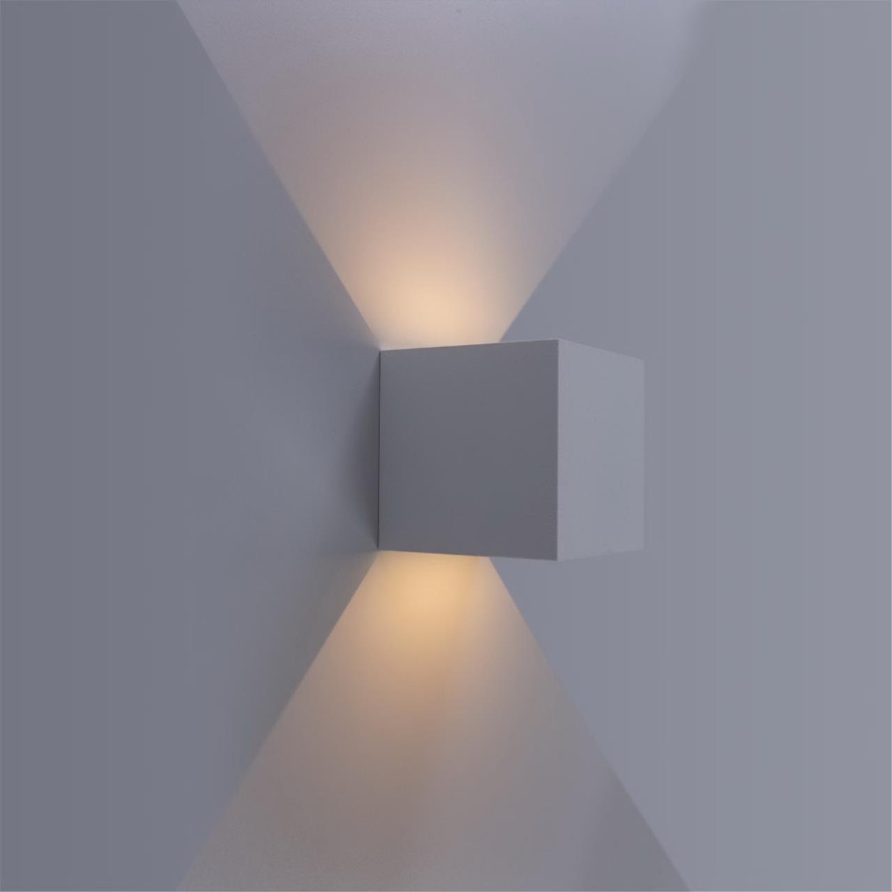 картинка Уличный настенный светодиодный светильник Arte Lamp Rullo A1414AL-1WH от магазина pro-decor.kz