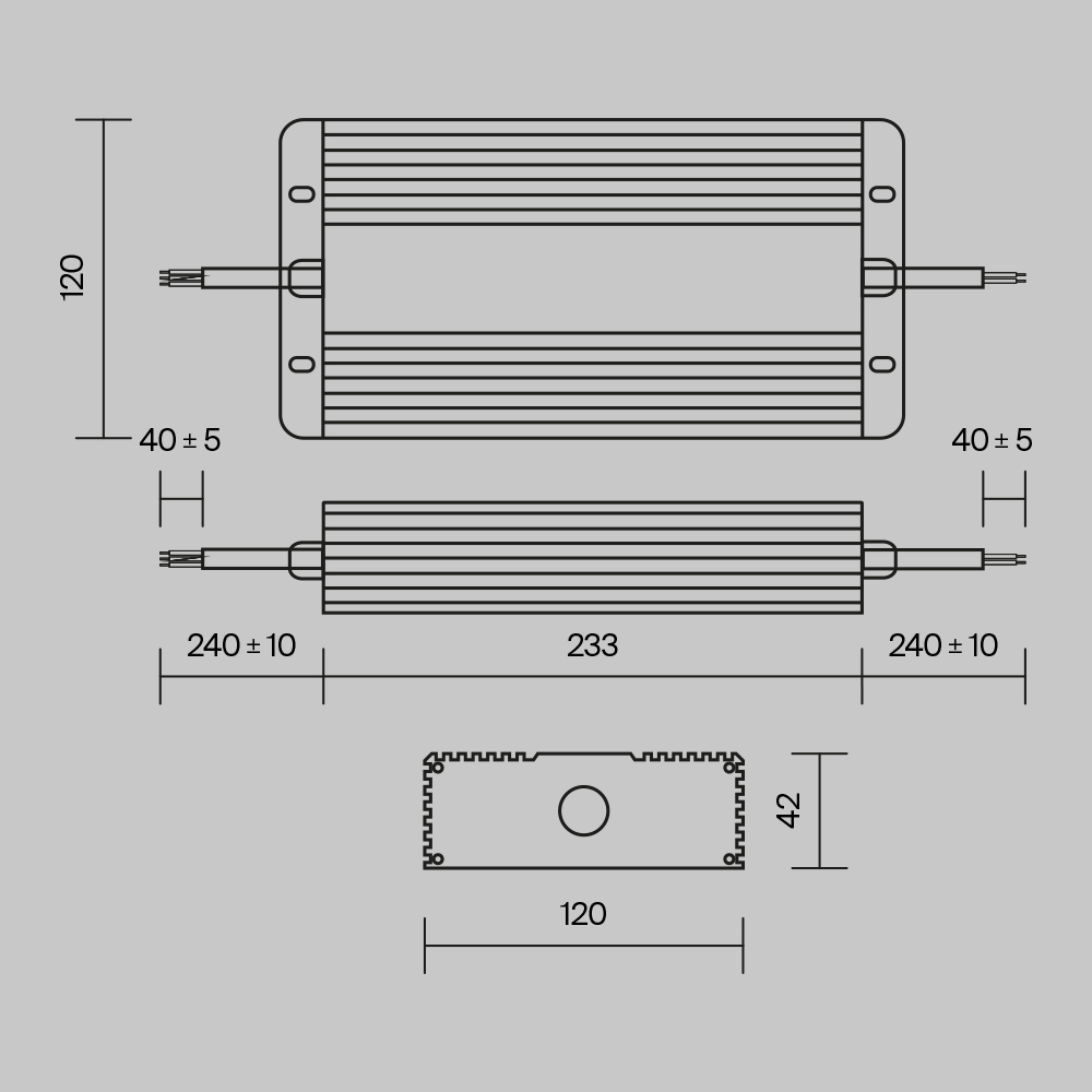 картинка Блок питания Technical PSL008-400W-48V-IP67 от магазина pro-decor.kz