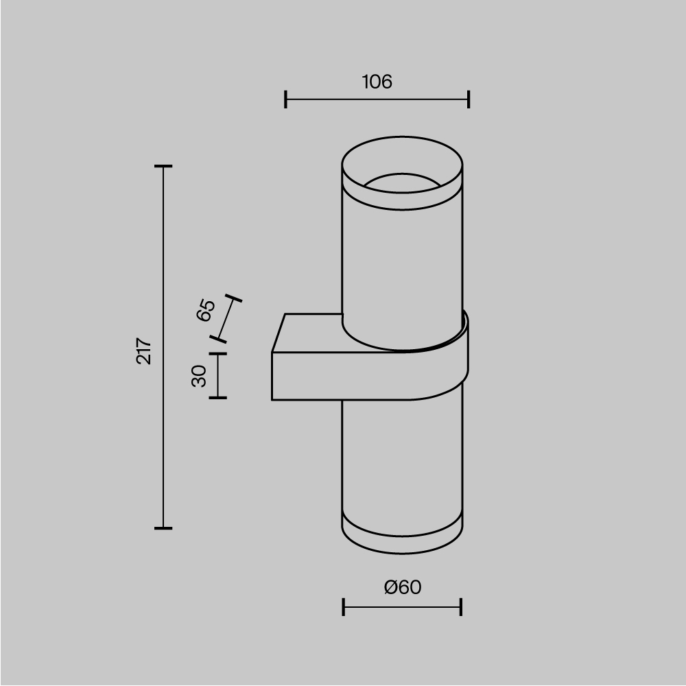 картинка Бра Technical C069WL-02B от магазина pro-decor.kz