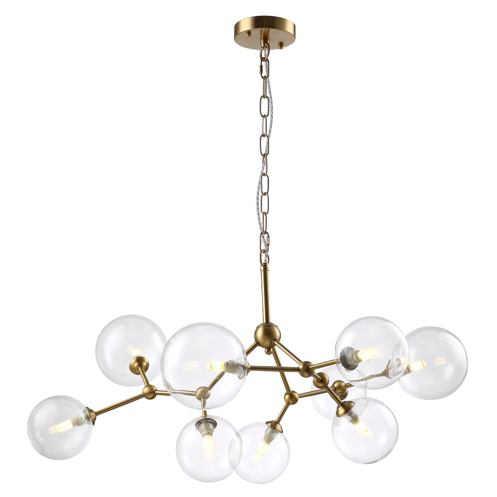 картинка Люстра Crystal Lux MAXIMO SP9 BRONZE Crystal Lux 0930/309 от магазина pro-decor.kz