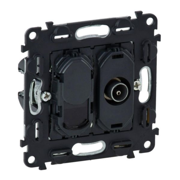 картинка Розетка TV "звезда"/RJ45 Legrand 753055 от магазина pro-decor.kz
