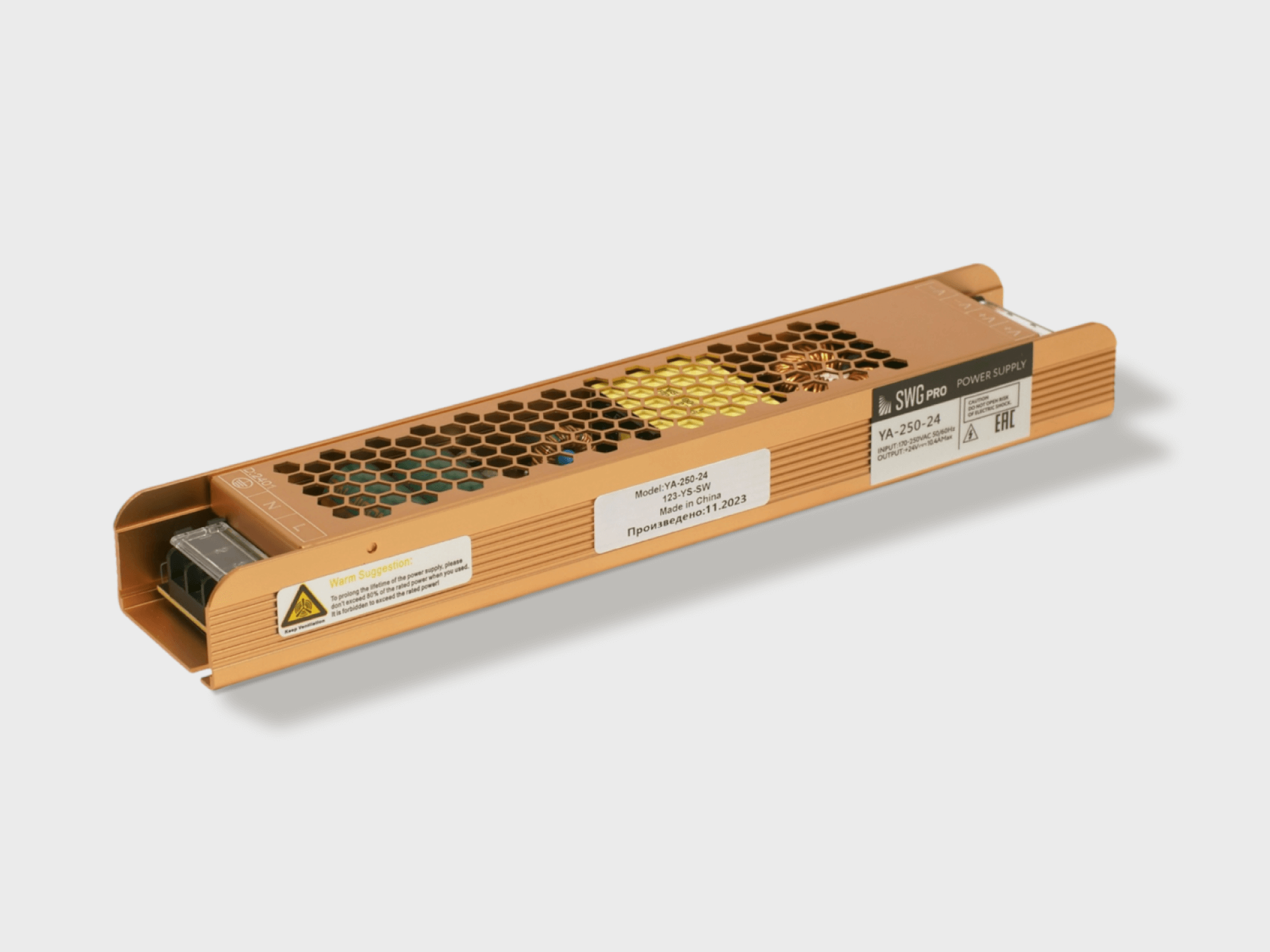 картинка Блок питания для светодиодной ленты, 250Вт, 24В от магазина pro-decor.kz