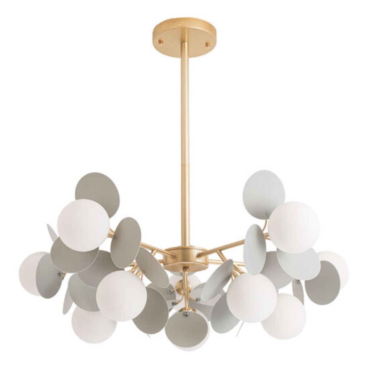 картинка Люстра на штанге Arte Lamp PEACOCK A1369SP-10GY от магазина pro-decor.kz
