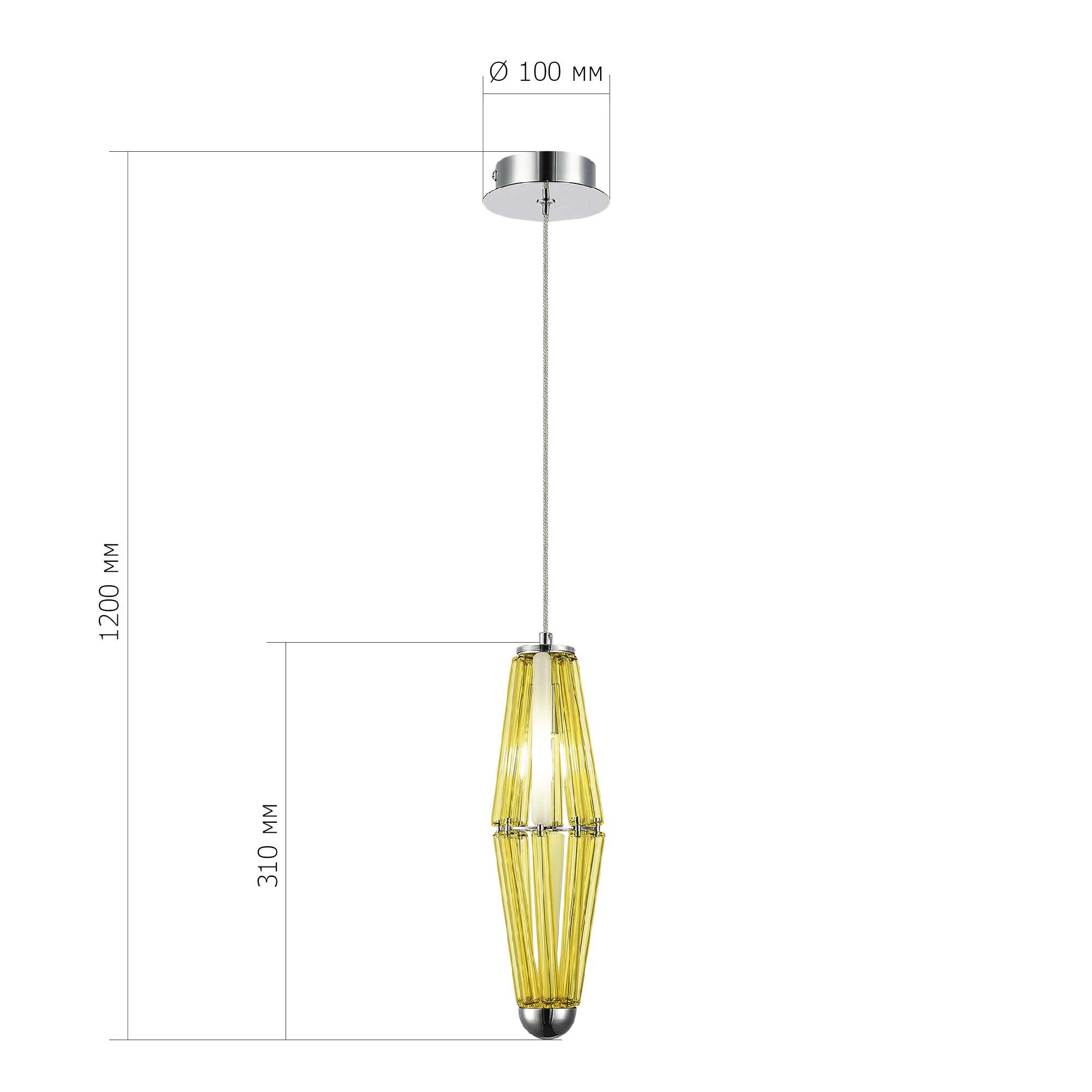 картинка SL1242.123.01 Светильник подвесной ST-Luce CIARA от магазина pro-decor.kz