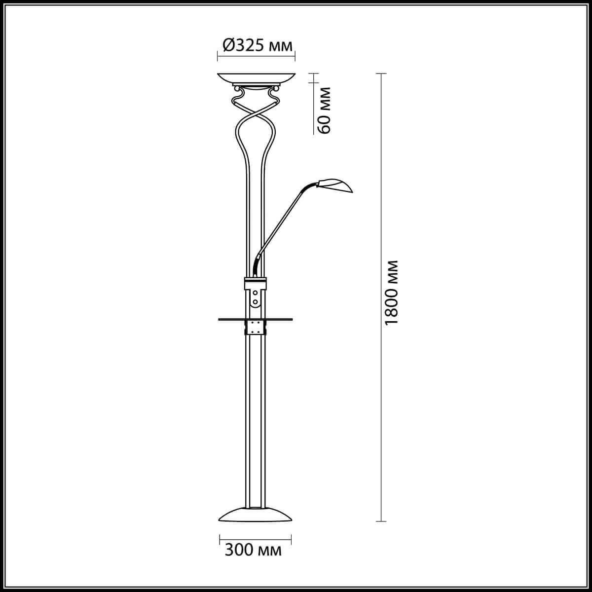 картинка Торшер Odeon Light Axton 2486/F от магазина pro-decor.kz
