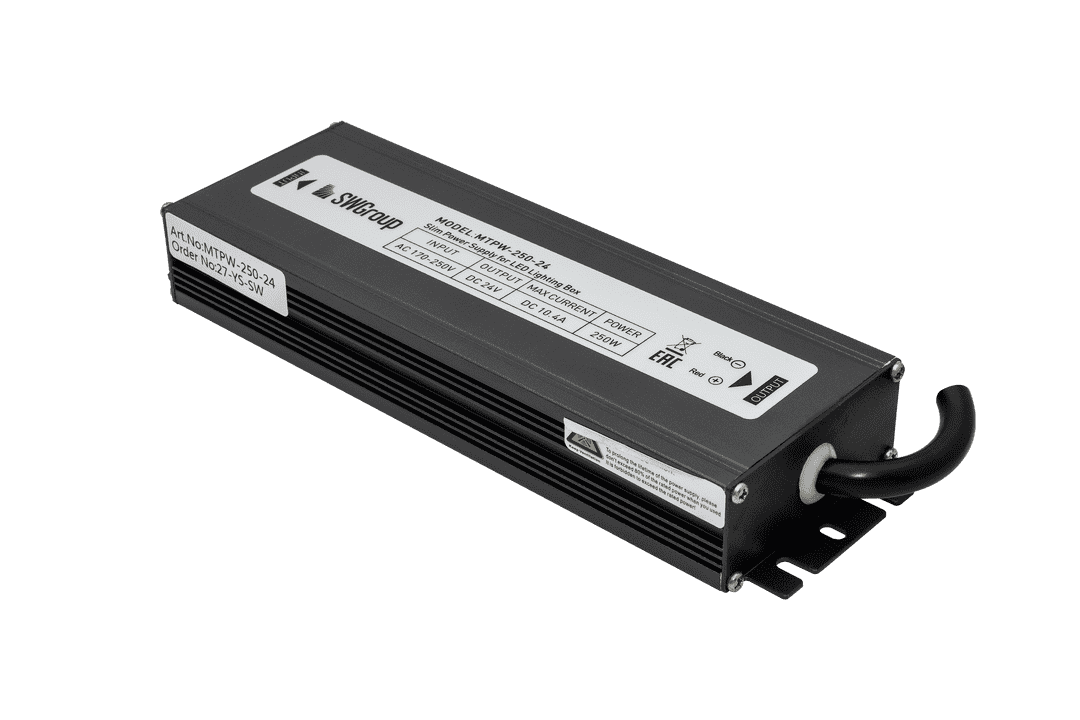 картинка MINI Al Блок питания TPW, 250 W Влагозащитный, 24 V магазин pro-decor.kz являющийся официальным дистрибьютором в Казахстане картинка MINI Al Блок питания TPW, 250 W Влагозащитный, 24 V от магазина pro-decor.kz