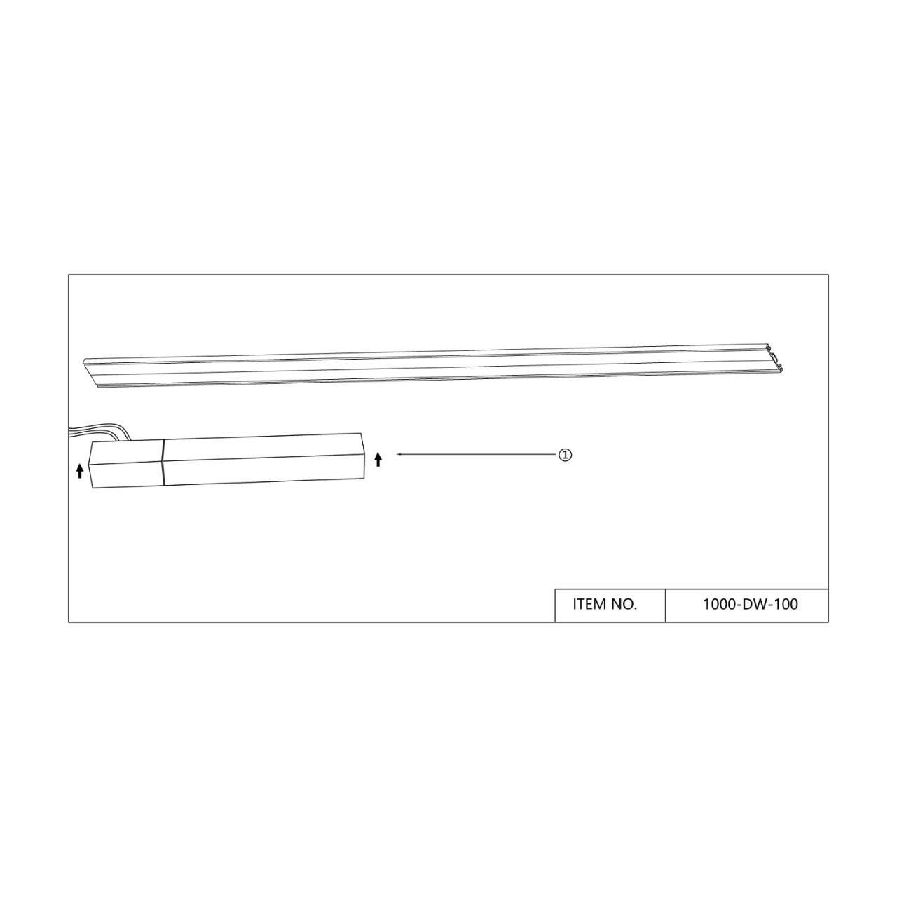 картинка Драйвер Unika 1000-DW-100 от магазина pro-decor.kz