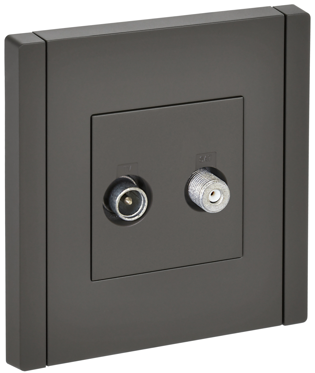 картинка FORTE&PIANO Роз. двойная TV+SAT FP338 сер. IEK от магазина pro-decor.kz