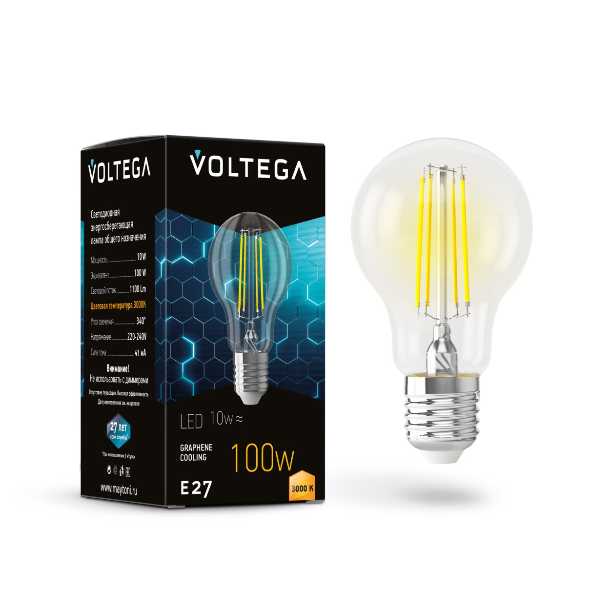 картинка Лампочка Voltega 7228 магазин pro-decor.kz являющийся официальным дистрибьютором в Казахстане картинка Лампочка Voltega 7228 от магазина pro-decor.kz