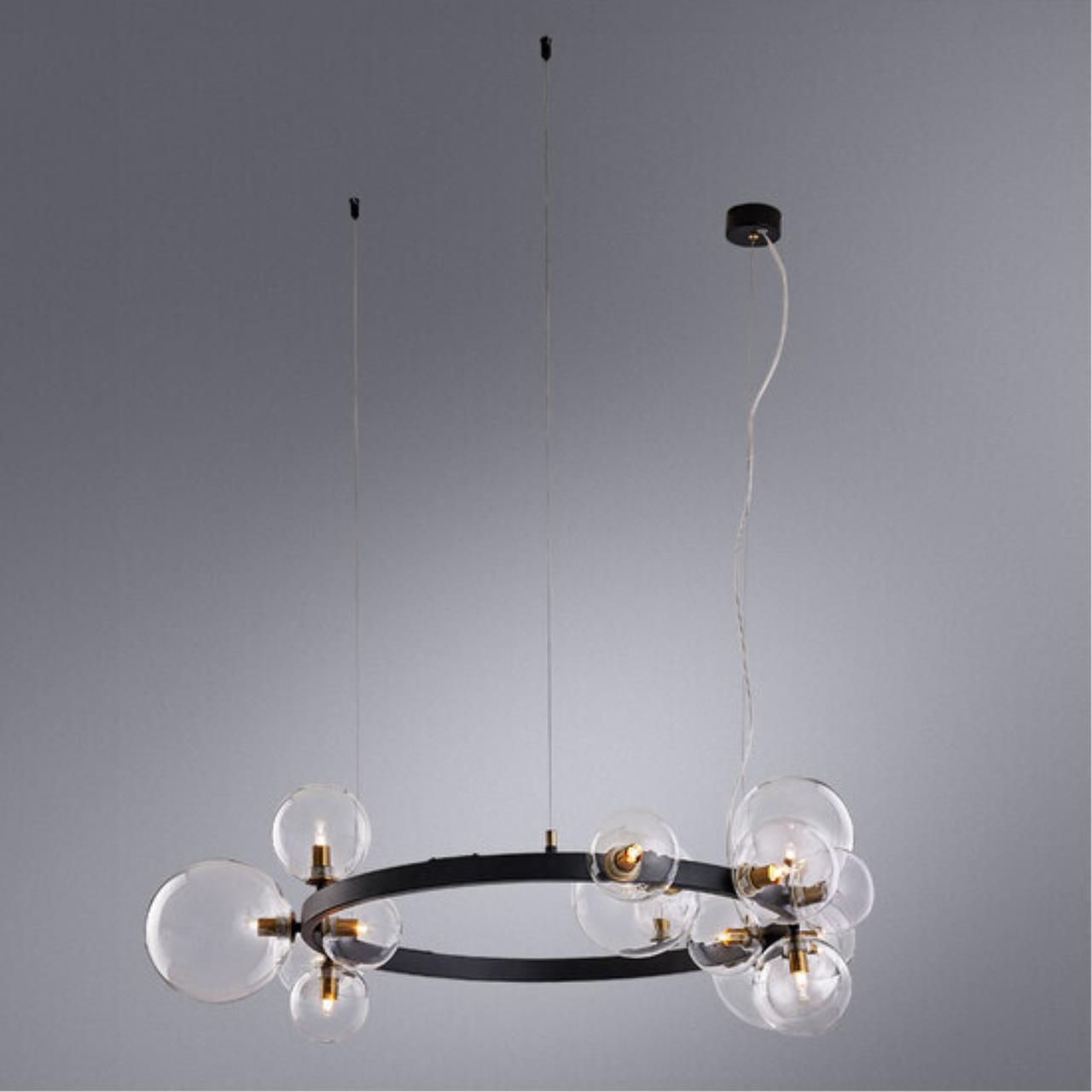 картинка Подвесная люстра Arte Lamp Vincent A7790SP-15BK магазин pro-decor.kz являющийся официальным дистрибьютором в Казахстане картинка Подвесная люстра Arte Lamp Vincent A7790SP-15BK от магазина pro-decor.kz