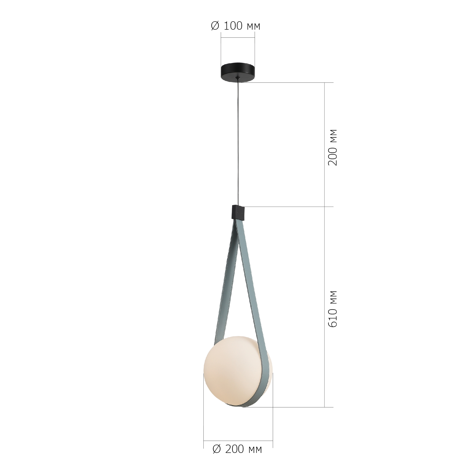 картинка SL2002.423.01 Светильник подвесной ST-Luce MOONBAG от магазина pro-decor.kz