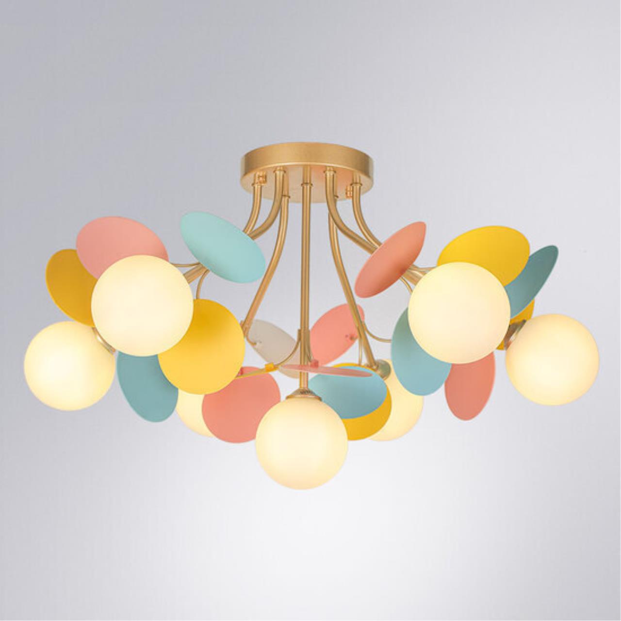 картинка Потолочная люстра Arte Lamp PEACOCK A1369PL-7MD от магазина pro-decor.kz