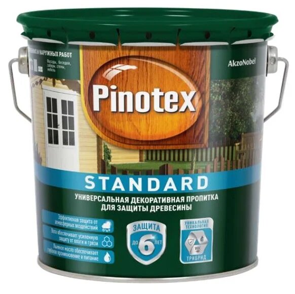 Купить Pinotex Standard красное дерево 2,7 Pinotex Standard красное дерево 2,7