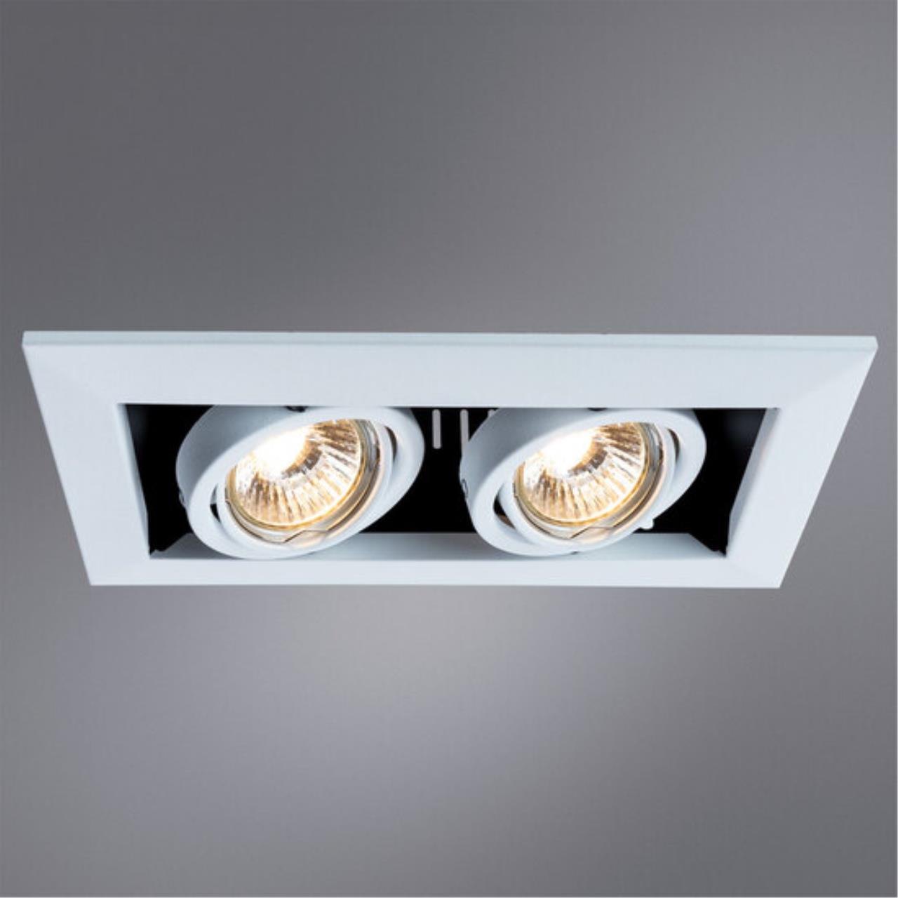 картинка Встраиваемый светильник Arte Lamp Technika A5941PL-2WH магазин pro-decor.kz являющийся официальным дистрибьютором в Казахстане картинка Встраиваемый светильник Arte Lamp Technika A5941PL-2WH от магазина pro-decor.kz