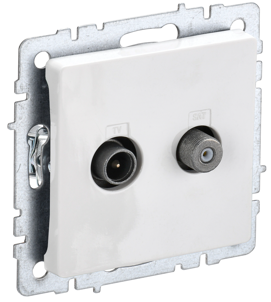 картинка BRITE Роз. двойная TV+SAT РТВ/РСп12-БрБ бел. IEK магазин pro-decor.kz являющийся официальным дистрибьютором в Казахстане картинка BRITE Роз. двойная TV+SAT РТВ/РСп12-БрБ бел. IEK от магазина pro-decor.kz