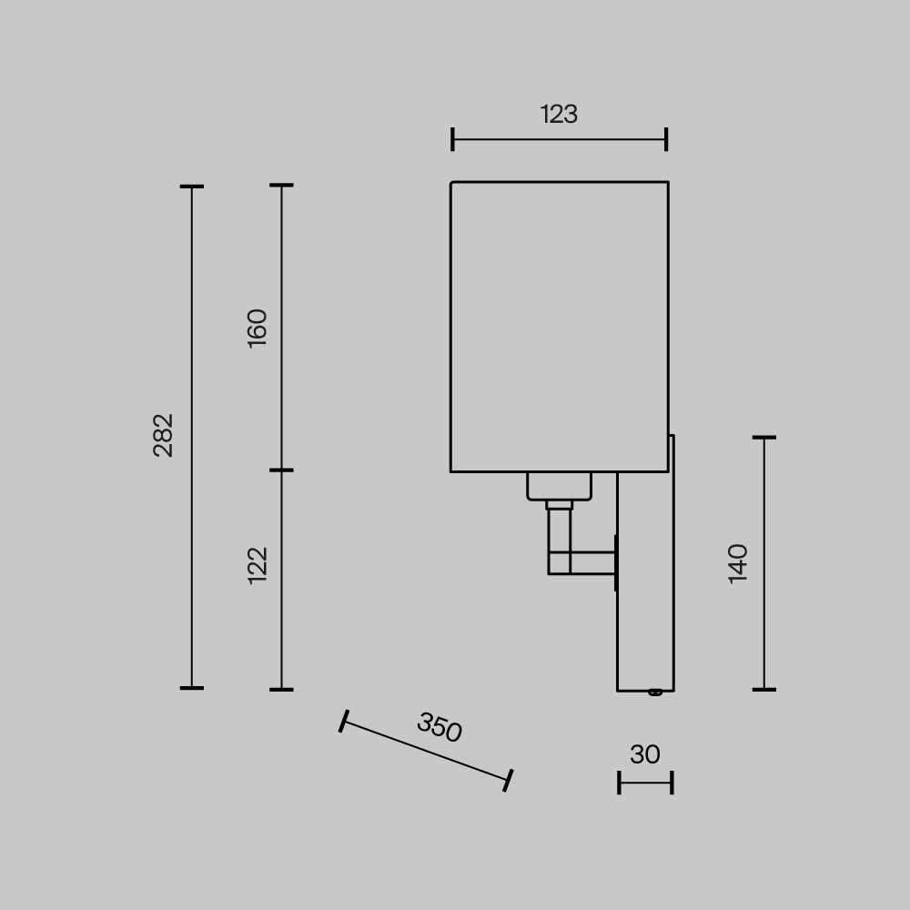 картинка Настенный светильник (бра) Maytoni Z030WL-02BS от магазина pro-decor.kz