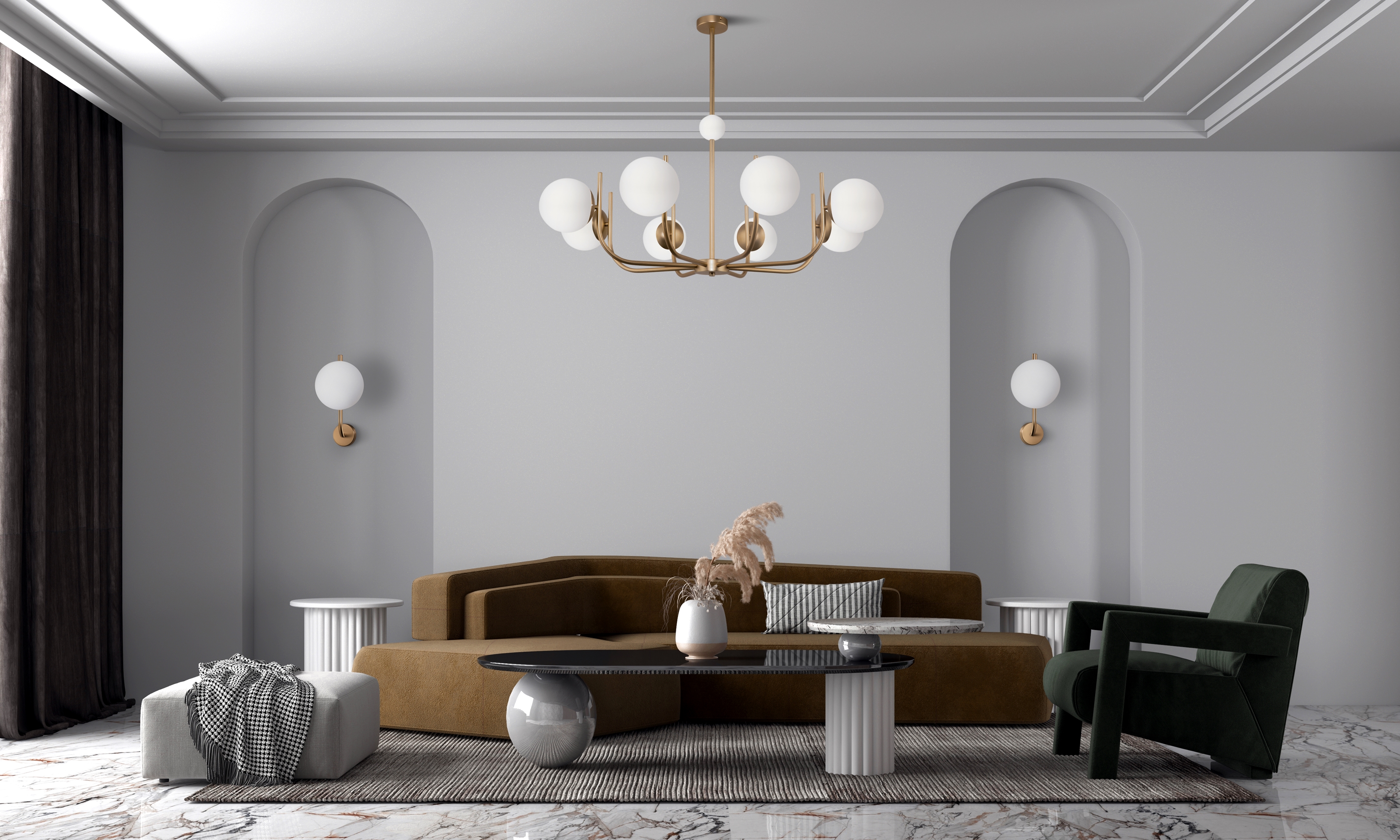 картинка Подвесной светильник Maytoni MOD109PL-08BS от магазина pro-decor.kz