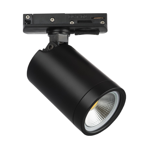 картинка 212937 Светильник для1-фазного трека PVC RULLO GU10 ЧЕРНЫЙ от магазина pro-decor.kz