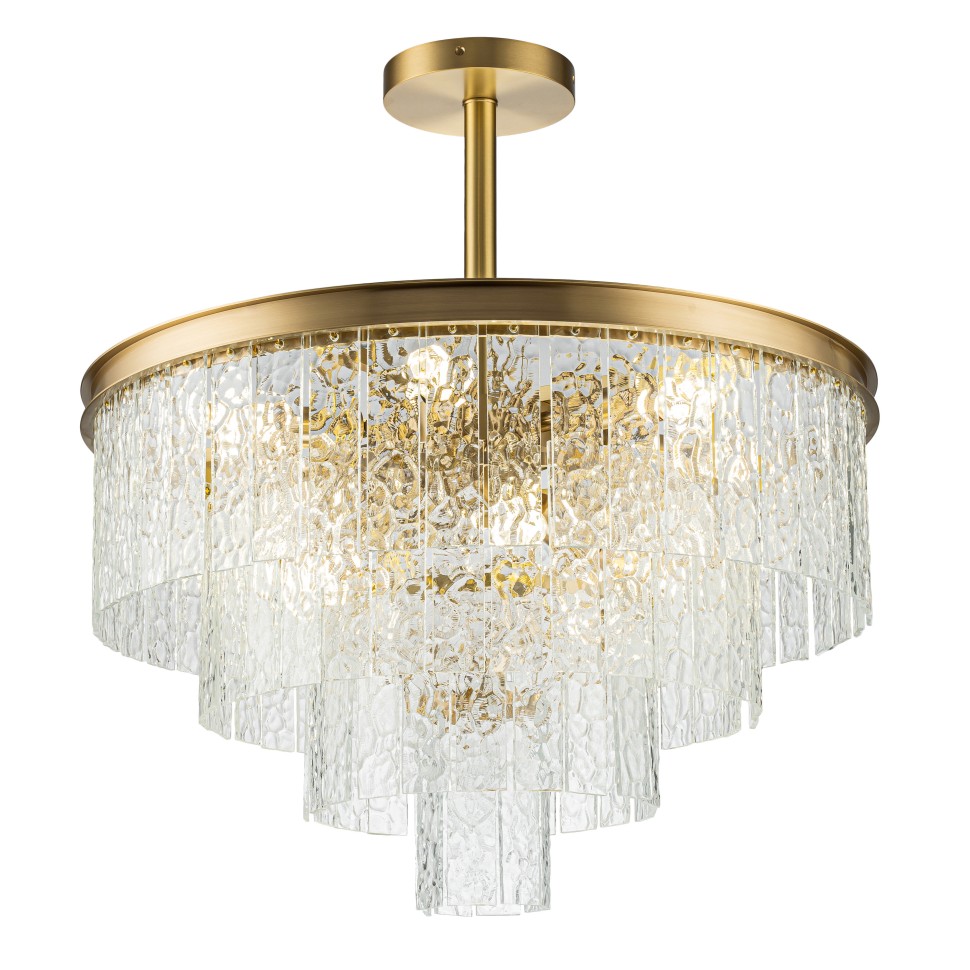 картинка Подвесная люстра Belfast Harland 6308-6 BR CL  от магазина pro-decor.kz