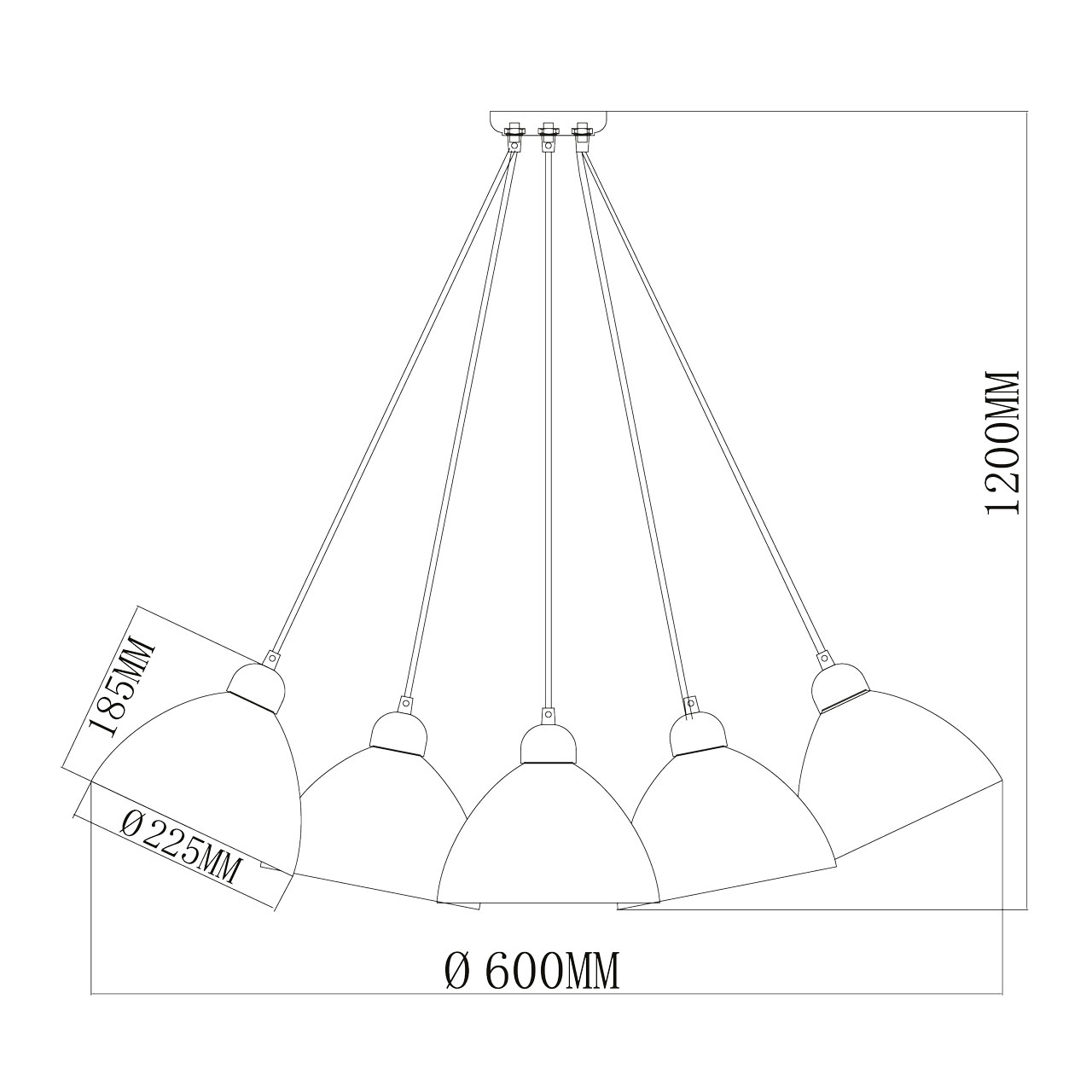 картинка Подвесной светильник MW-Light Улыбка 365014505 от магазина pro-decor.kz