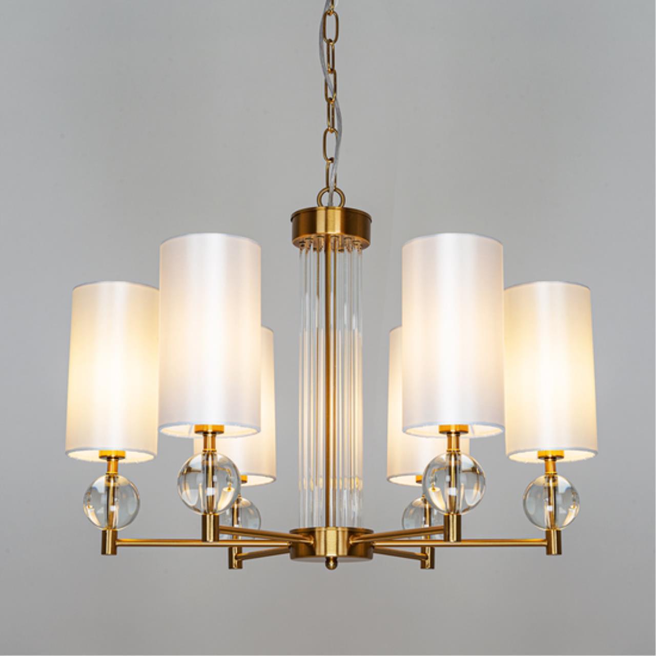 картинка Подвесная люстра Arte Lamp MATAR A4027LM-6PB от магазина pro-decor.kz