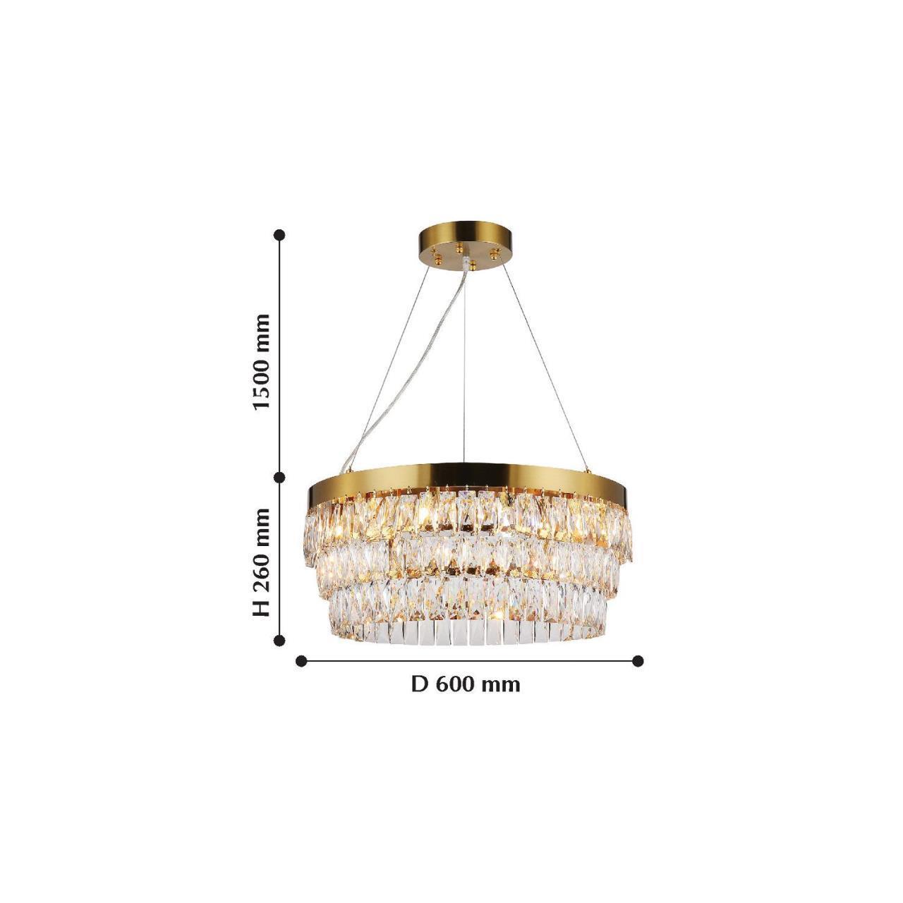 картинка Подвесная люстра Favourite Magnitudo 2206-12P от магазина pro-decor.kz