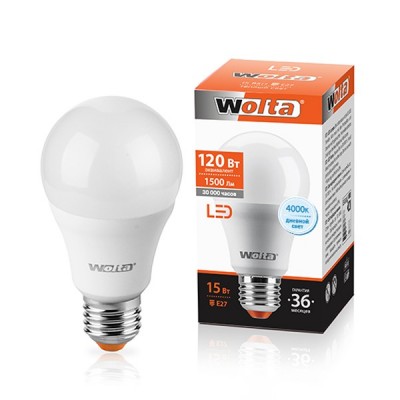 картинка Лампа LED WOLTA 25S60BL15E27 от магазина pro-decor.kz