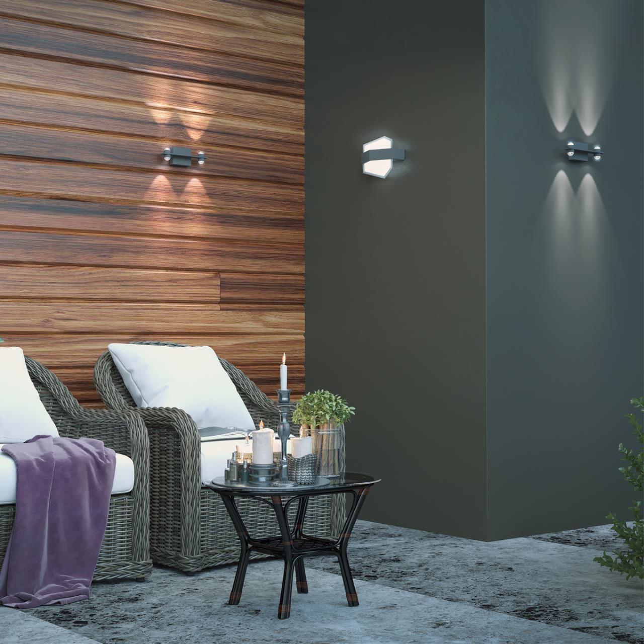 картинка Уличный настенный светодиодный светильник Novotech Street Kaimas 358574 магазин pro-decor.kz являющийся официальным дистрибьютором в Казахстане картинка Уличный настенный светодиодный светильник Novotech Street Kaimas 358574 от магазина pro-decor.kz