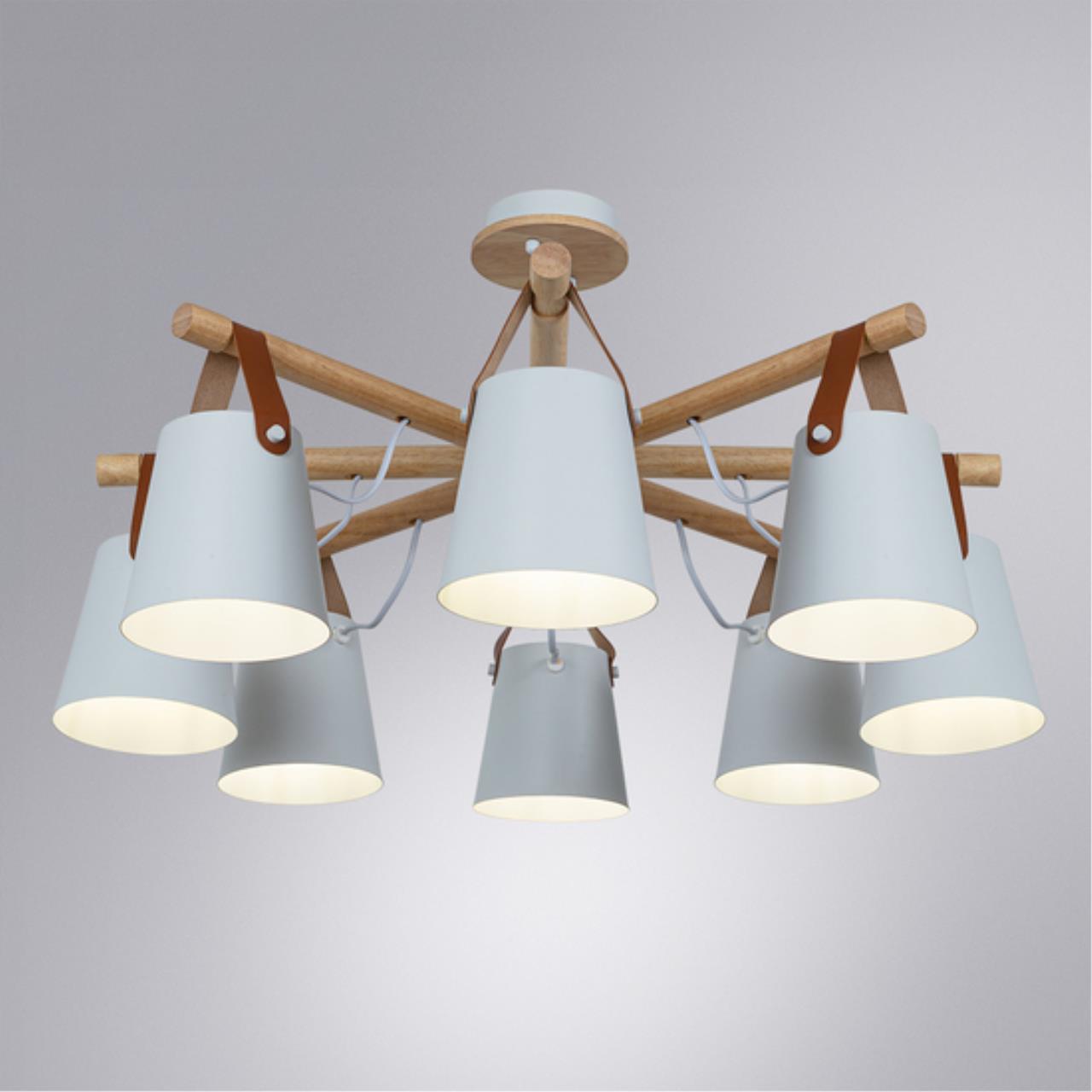 картинка Потолочный светильник Arte Lamp THOMAS A7032PL-8WH от магазина pro-decor.kz