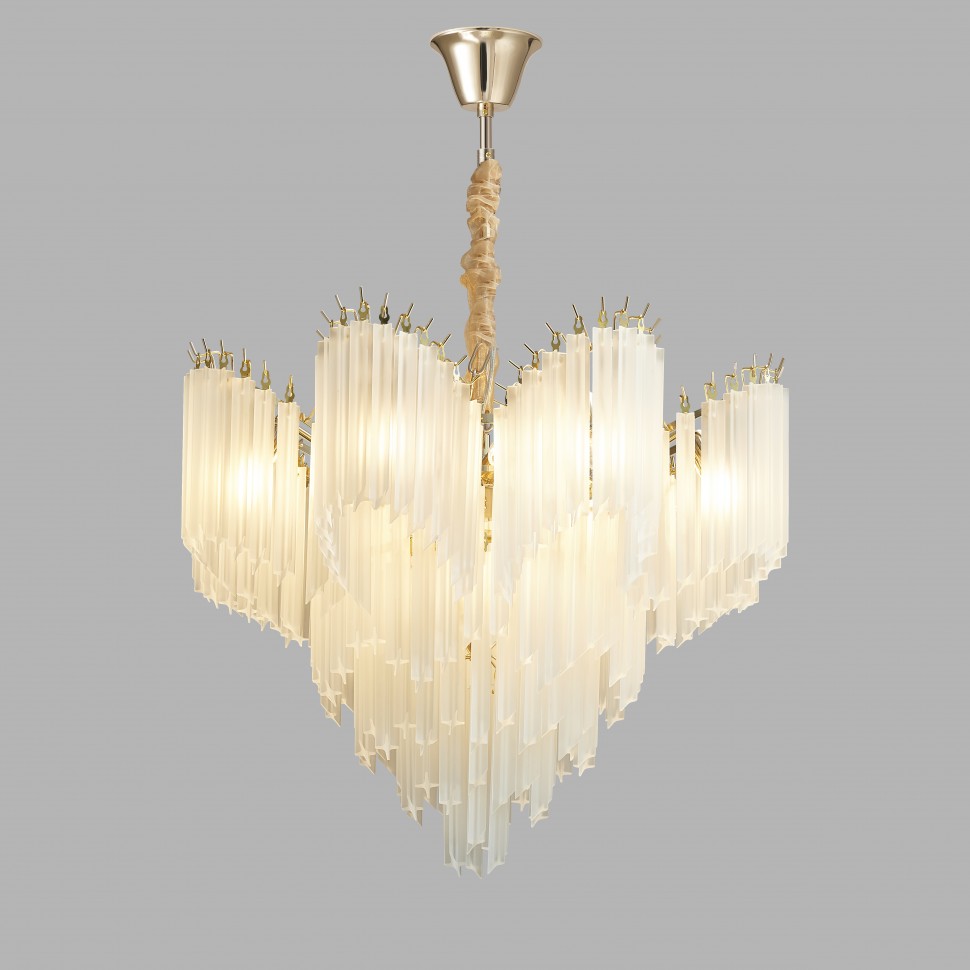 картинка Подвесная люстра iLAMP Rockfeller 8095-800 SGD+WH от магазина pro-decor.kz