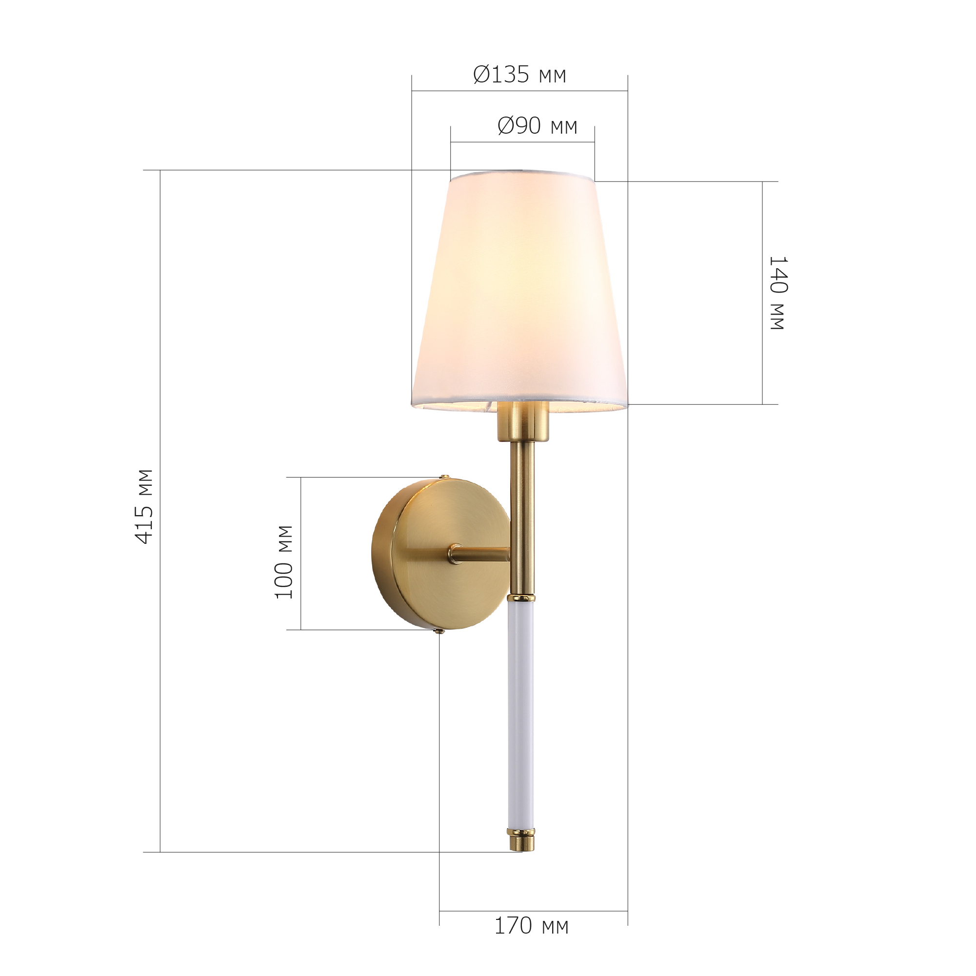 картинка SL1406.301.01 Cветильник настенный ST-Luce REGALIA от магазина pro-decor.kz