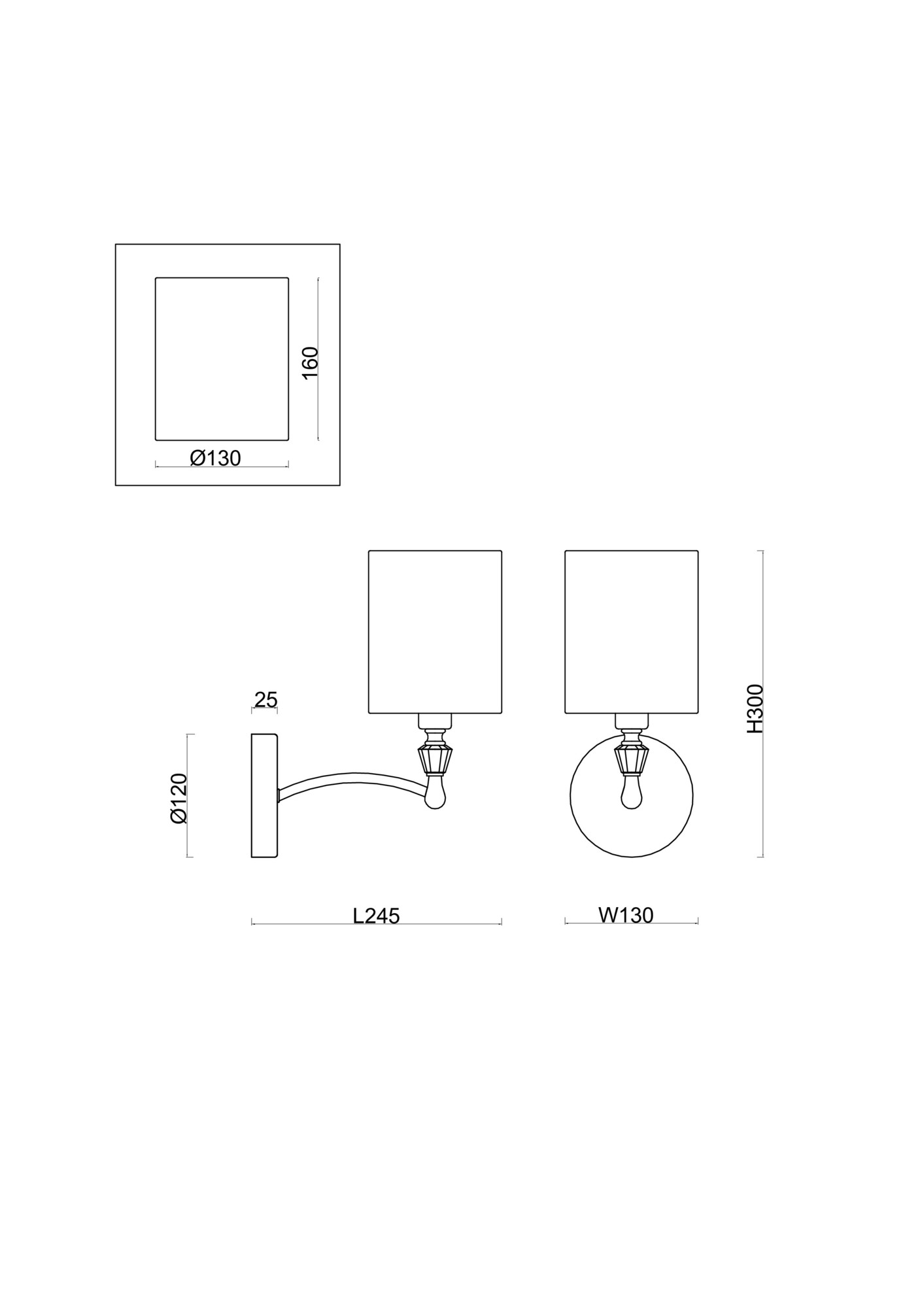 картинка Бра Freya FR1007WL-01N от магазина pro-decor.kz