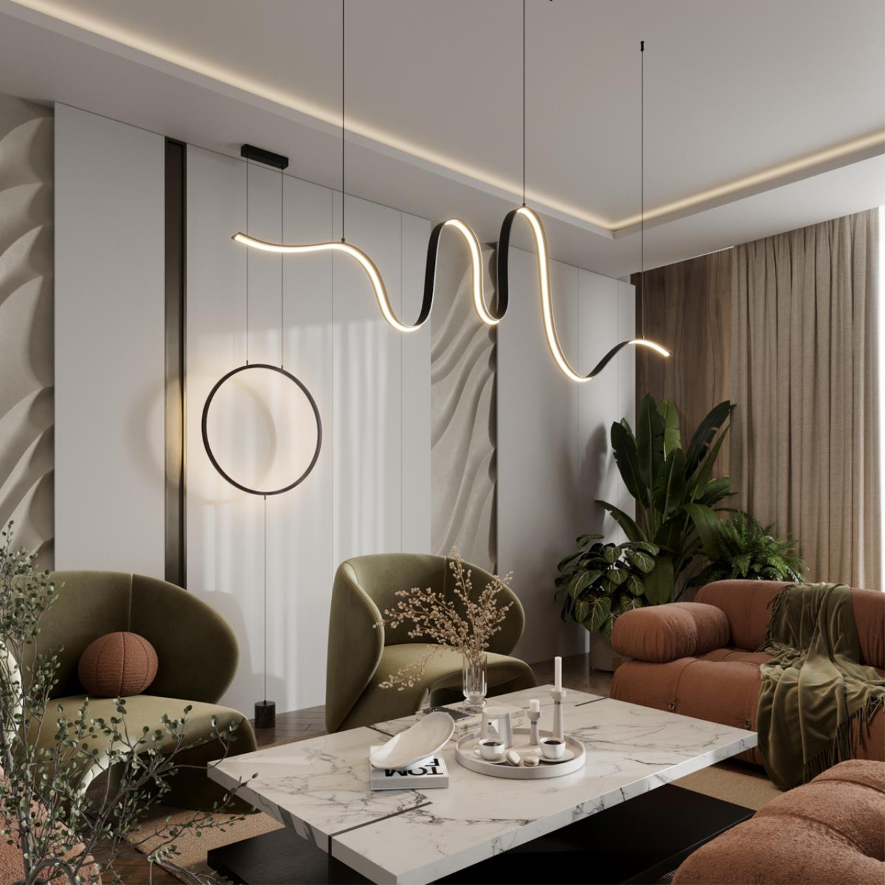 картинка 7025/52L Odeon Light Подвесной светильник NASTRO от магазина pro-decor.kz