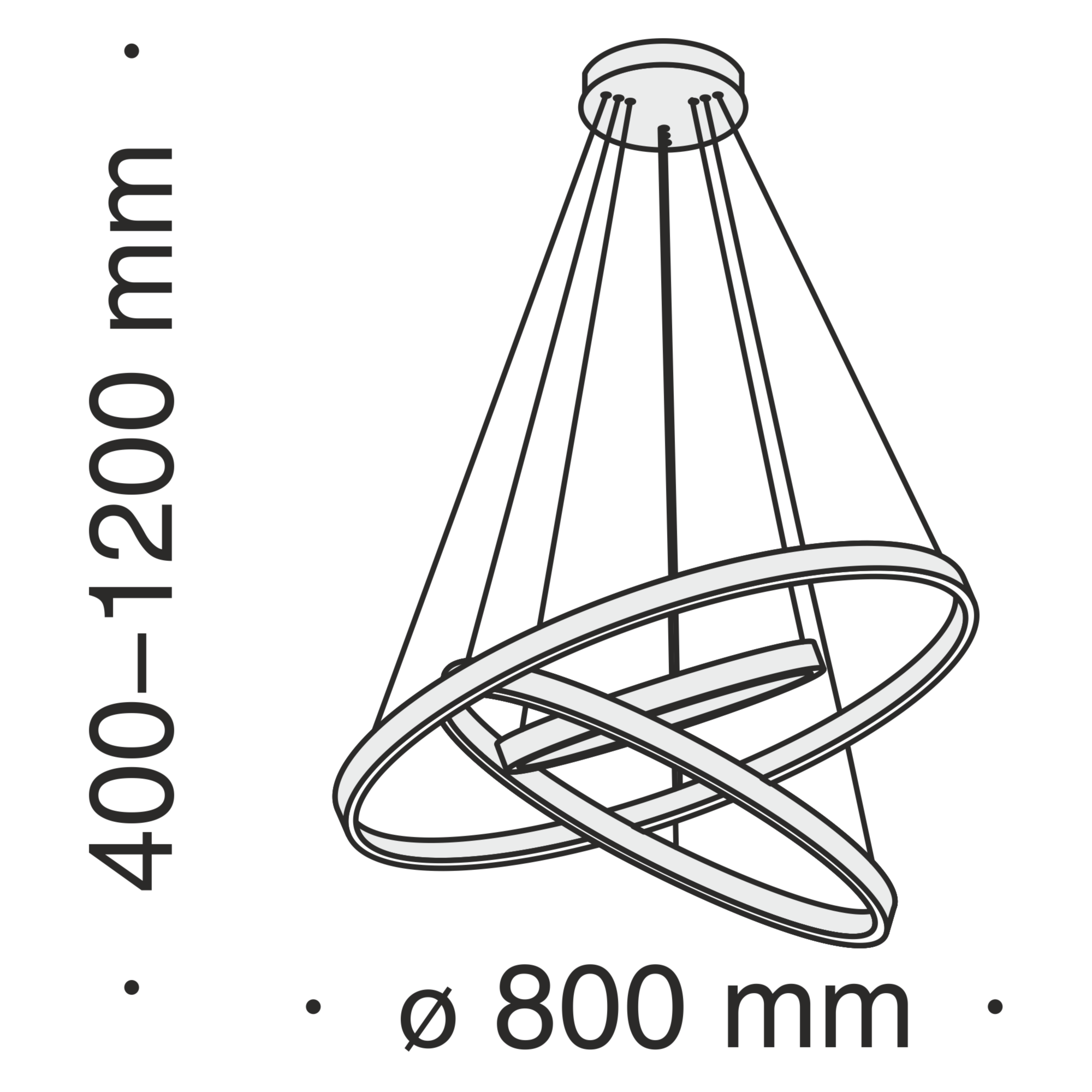 картинка Подвесной светодиодный светильник Maytoni Rim MOD058PL-L100BS4K от магазина pro-decor.kz