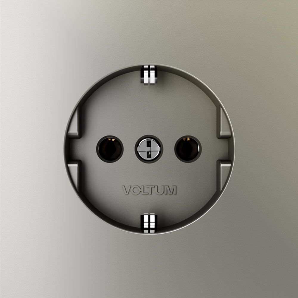 картинка Розетка встраиваемая VOLTUM S70 с заземлением 16А, (шелк) VLS040104 магазин pro-decor.kz являющийся официальным дистрибьютором в Казахстане картинка Розетка встраиваемая VOLTUM S70 с заземлением 16А, (шелк) VLS040104 от магазина pro-decor.kz