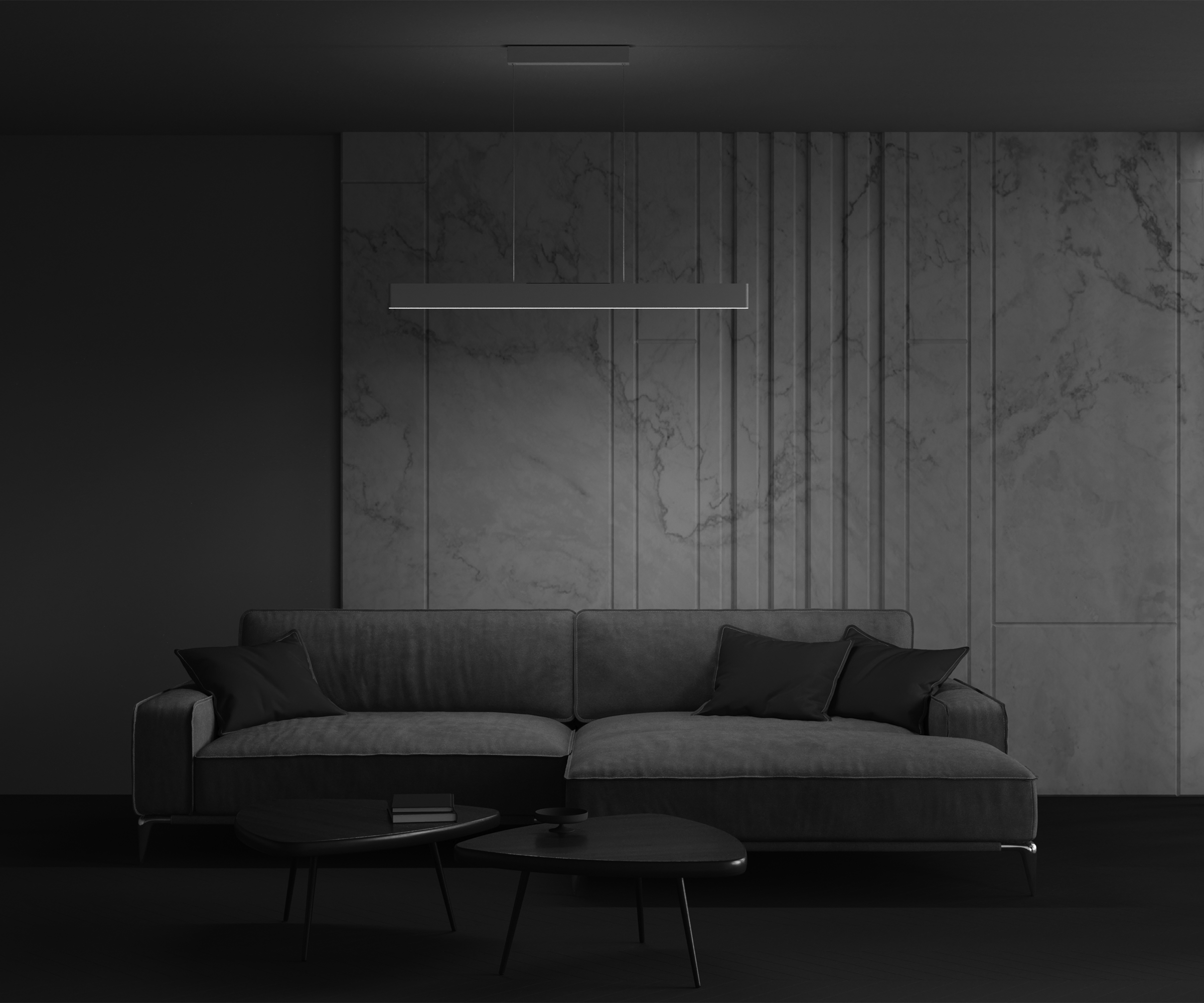 картинка Подвесной светодиодный светильник Maytoni Step P010PL-L30W от магазина pro-decor.kz