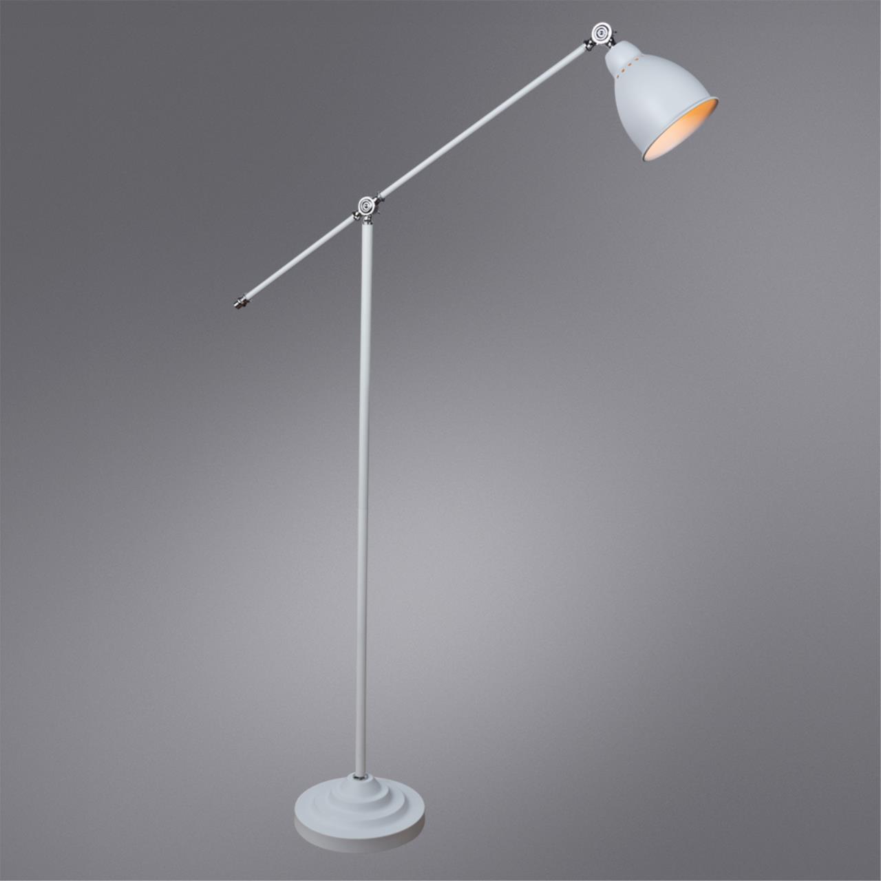 картинка Торшер Arte Lamp Braccio A2054PN-1WH от магазина pro-decor.kz