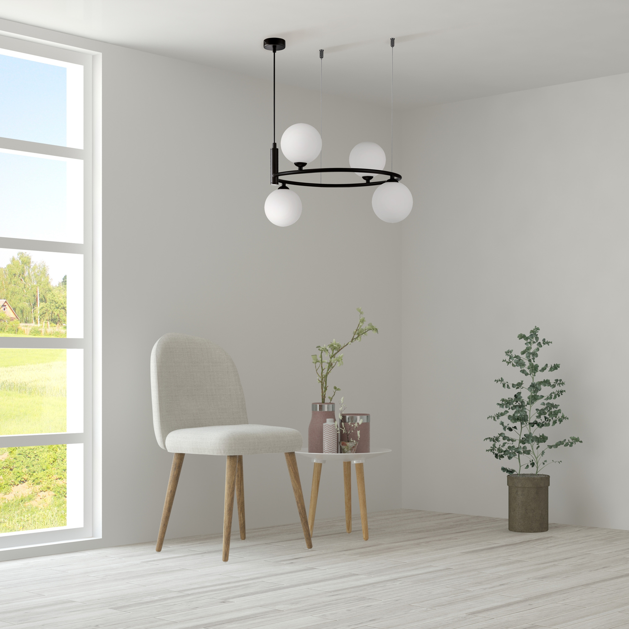 картинка Подвесная люстра Maytoni Ring MOD013PL-04B от магазина pro-decor.kz