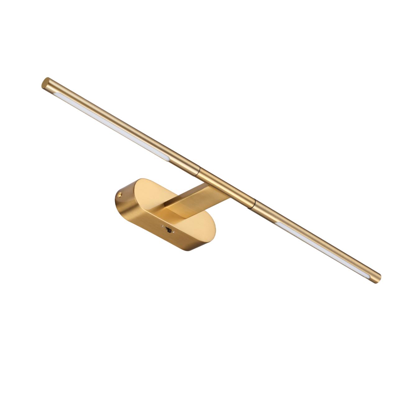 картинка 6635/7WL HIGHTECH ODL24 металл/античная бронза/акрил Настенный светильник IP20 LED 7W  3000K/4000K/6000K (перекл ч/з тумблер) 220V ALEDO от магазина pro-decor.kz