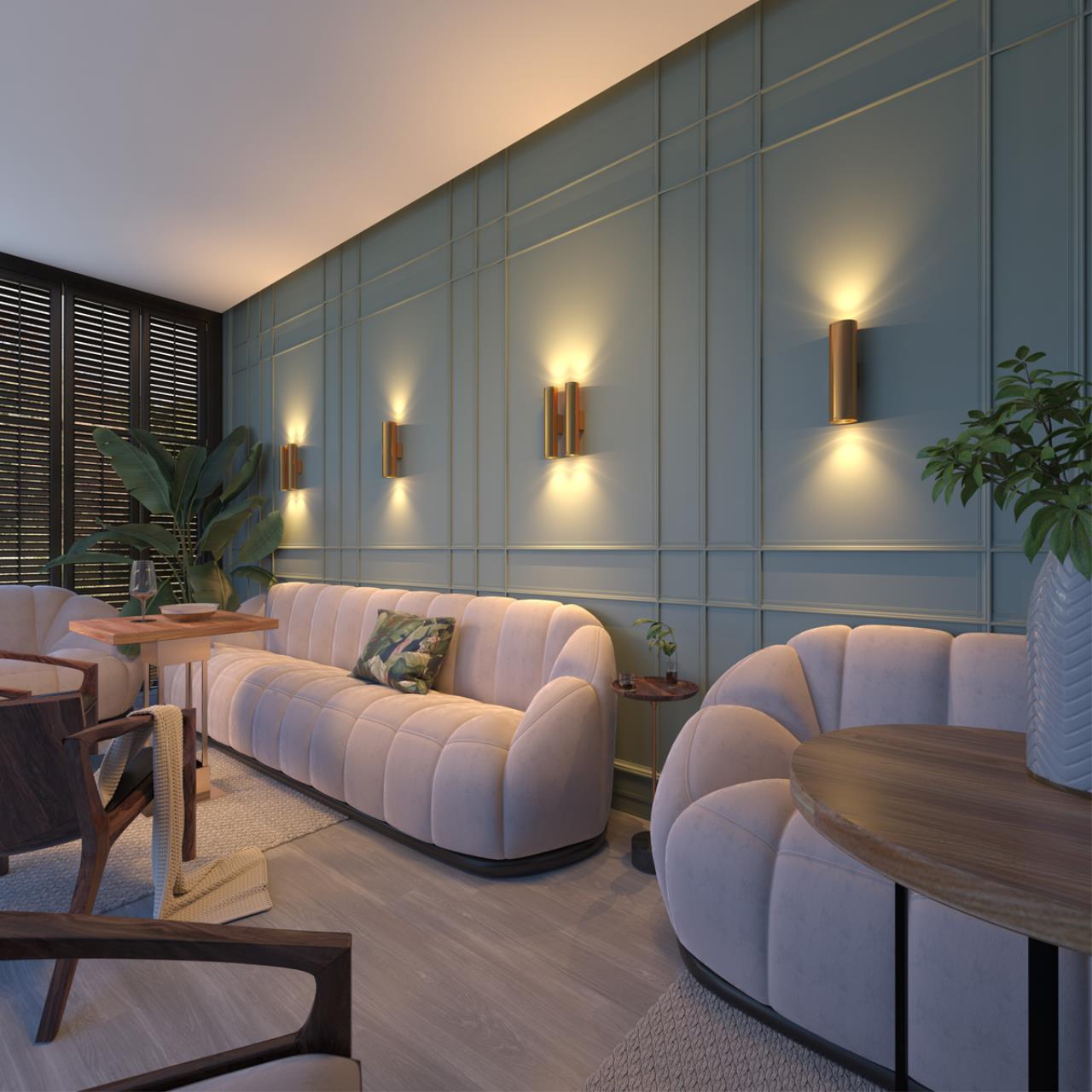 картинка Настенный светодиодный светильник Odeon Light Hightech Dario 3833/2WB от магазина pro-decor.kz