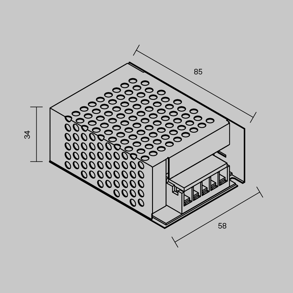 картинка Источник напряжения Led Strip 811006 от магазина pro-decor.kz