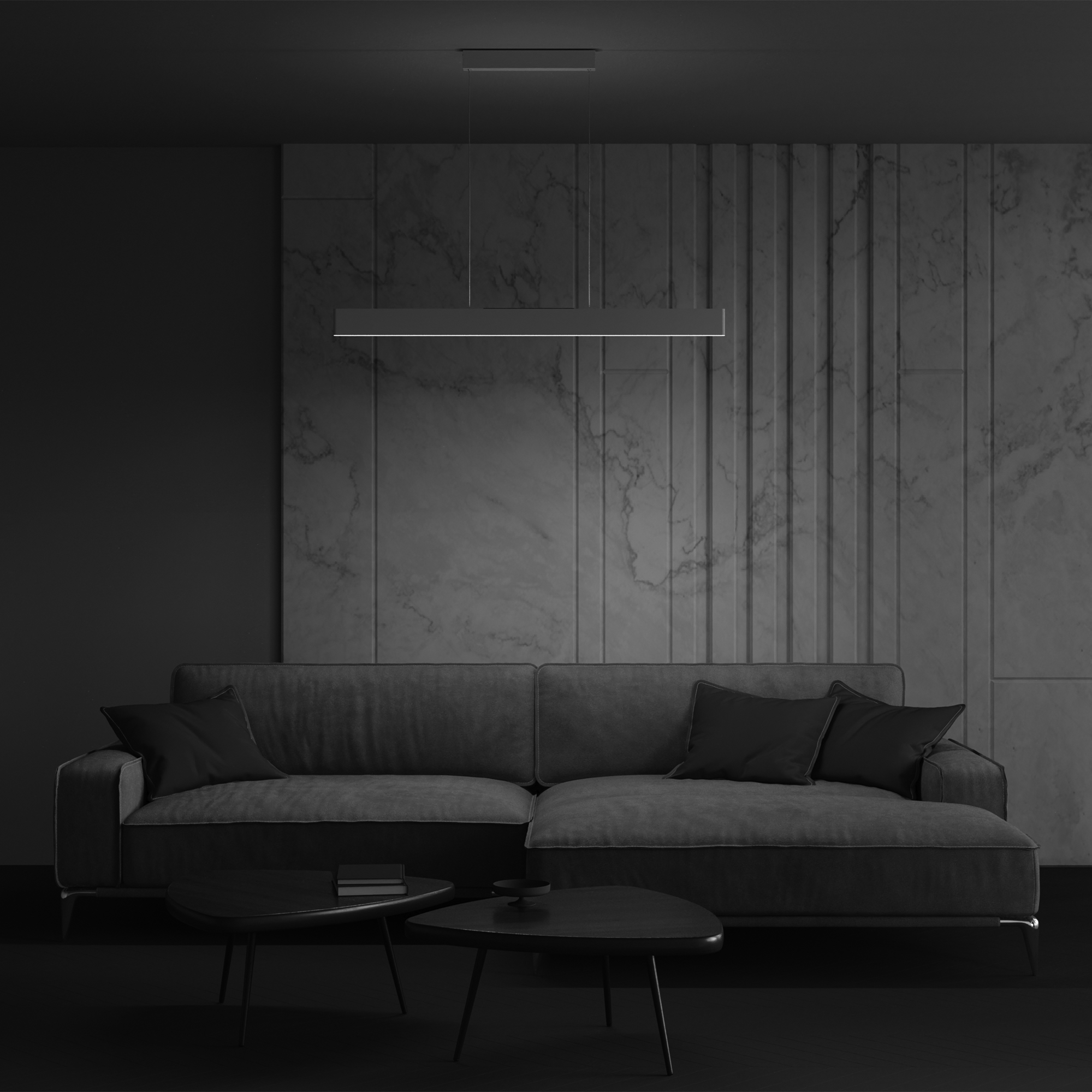 картинка Подвесной светодиодный светильник Maytoni Step P010PL-L30W от магазина pro-decor.kz