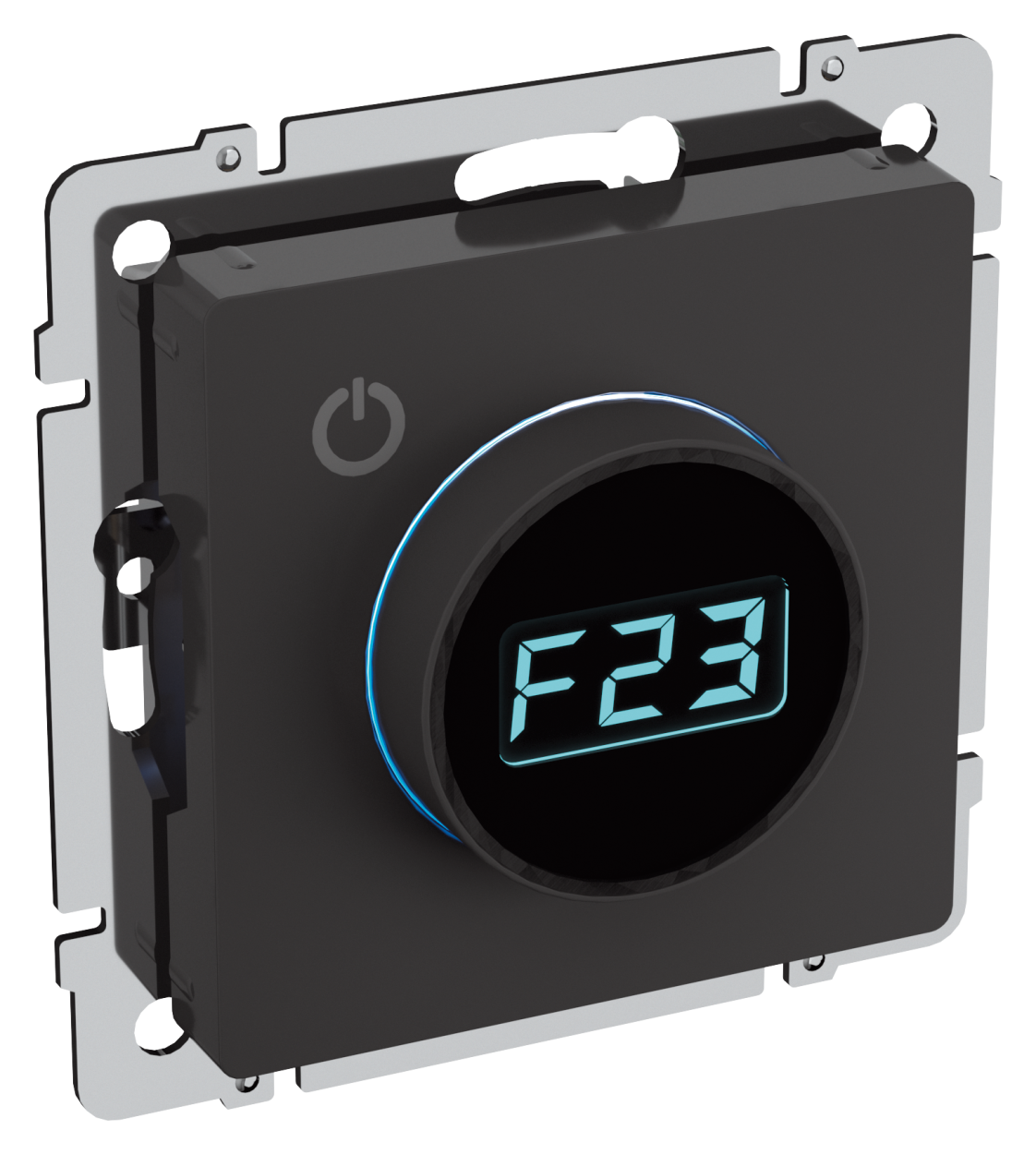 картинка BRITE Термостат электронный с инд. ТС10-1-БрЧ черн. IEK от магазина pro-decor.kz