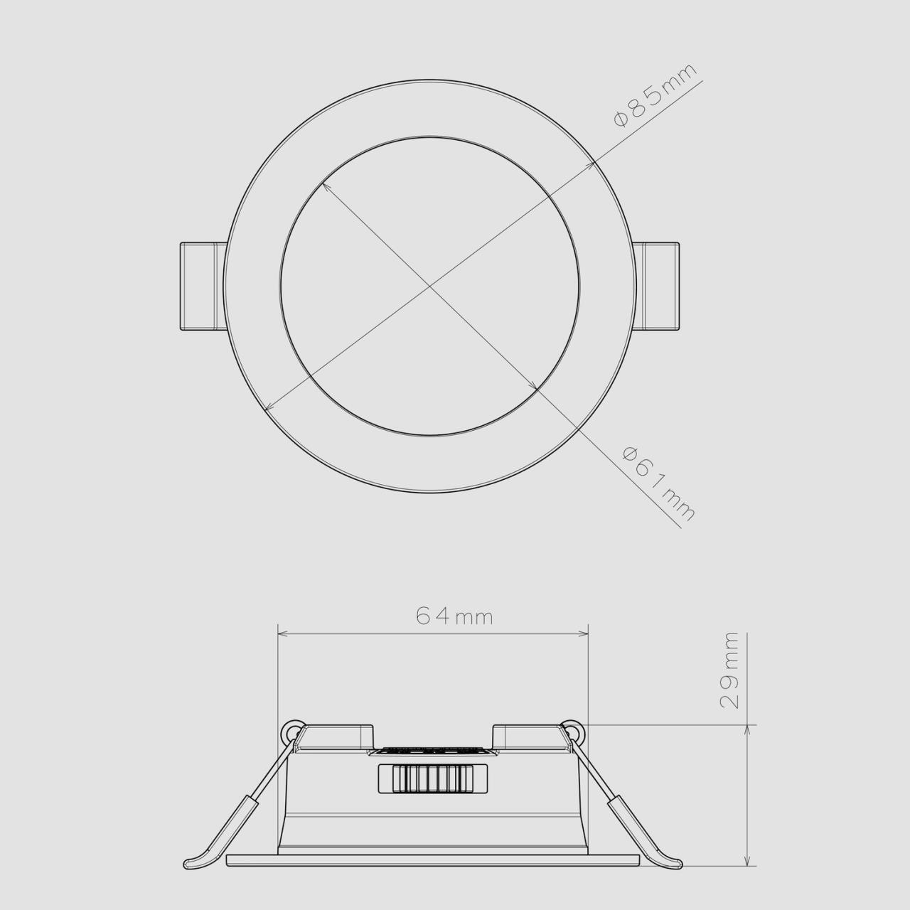 картинка 4644-1C Врезной светильник Optima Favourite от магазина pro-decor.kz