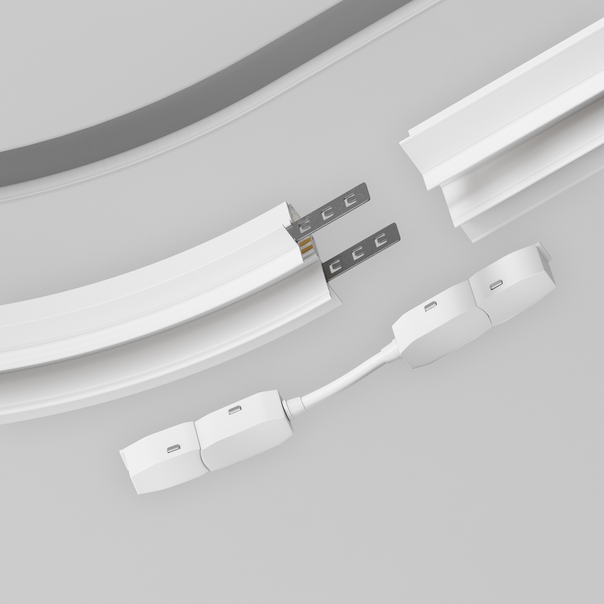 картинка Комплектующие для трековой системы Technical TRA034CS-W от магазина pro-decor.kz