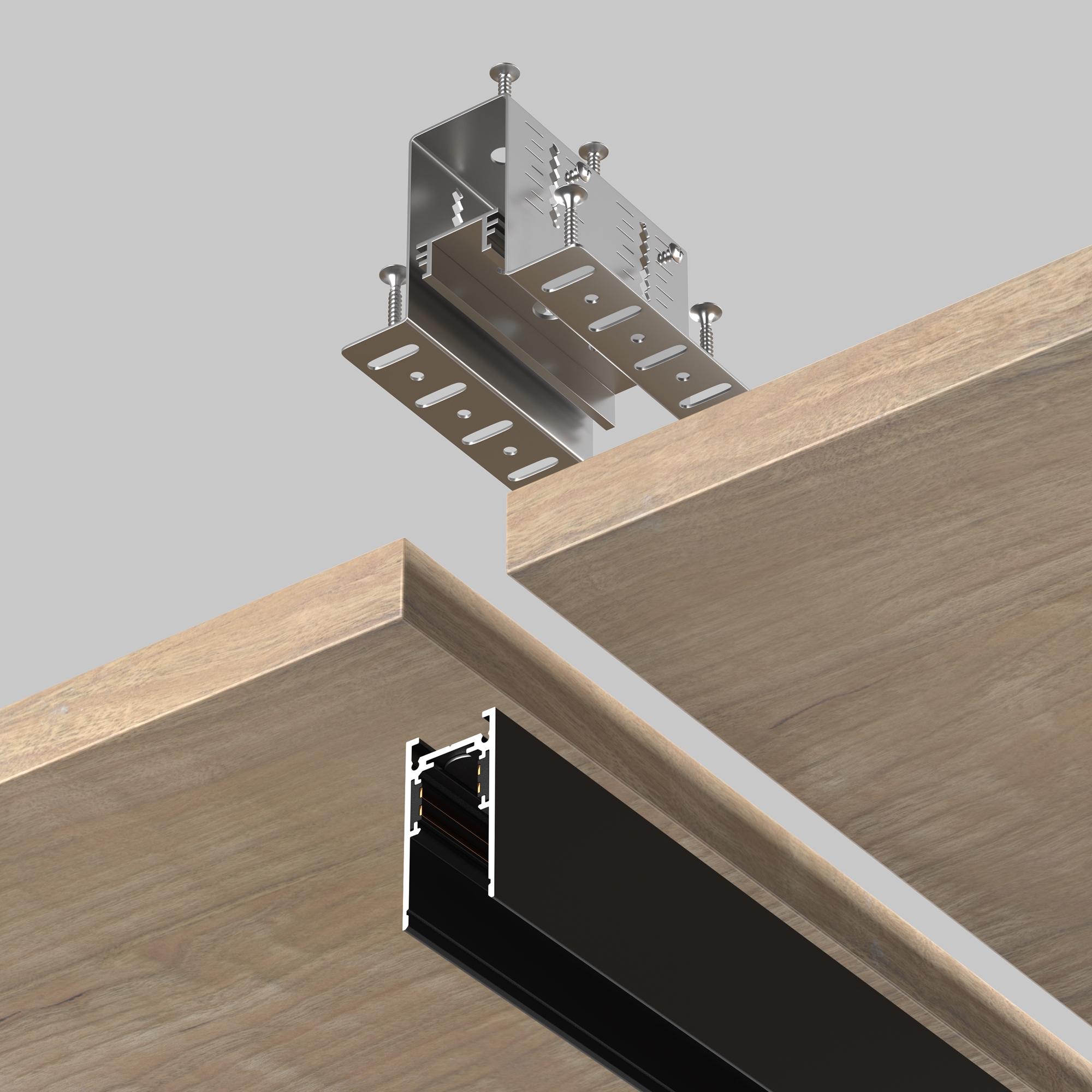 картинка Комплектующие для накладной трековой системы Technical TRA034HCB от магазина pro-decor.kz