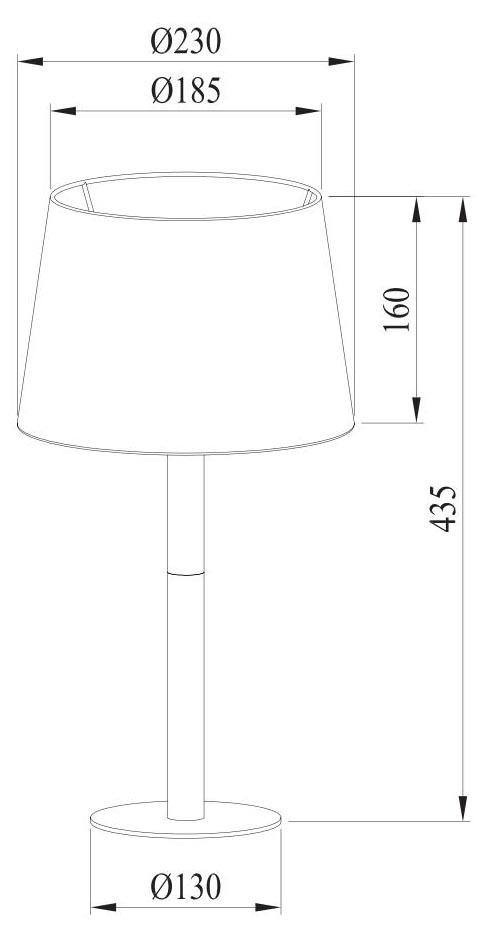 картинка Настольная лампа Arte Lamp Connor A2102LT-1WH от магазина pro-decor.kz
