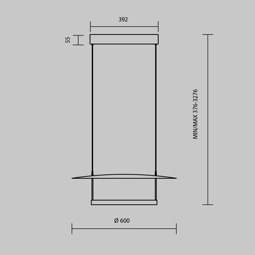 картинка Подвесной светильник Maytoni MOD280PL-L30B3K1 от магазина pro-decor.kz
