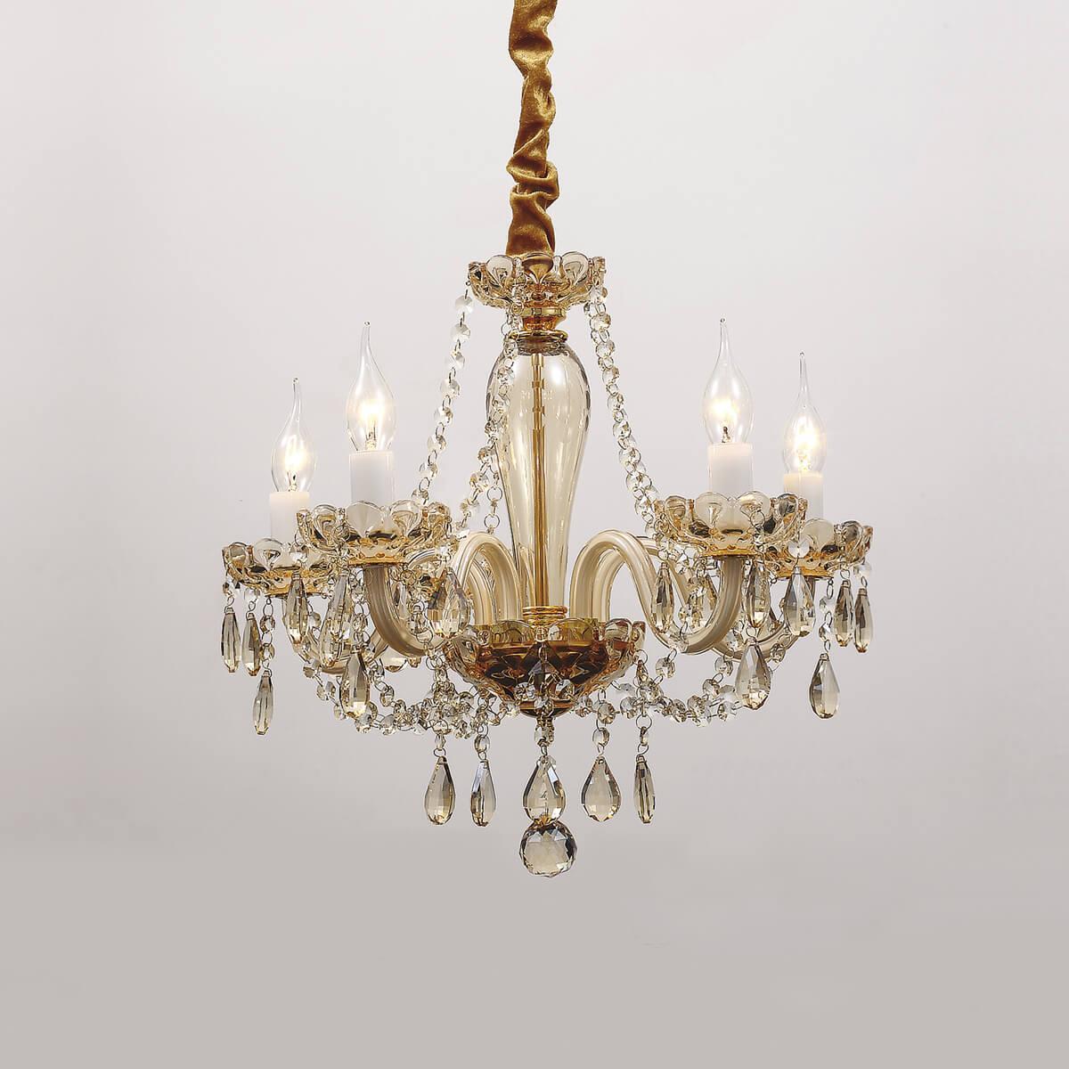 картинка Подвесная люстра Favourite Brendy 1738-5P магазин pro-decor.kz являющийся официальным дистрибьютором в Казахстане картинка Подвесная люстра Favourite Brendy 1738-5P от магазина pro-decor.kz